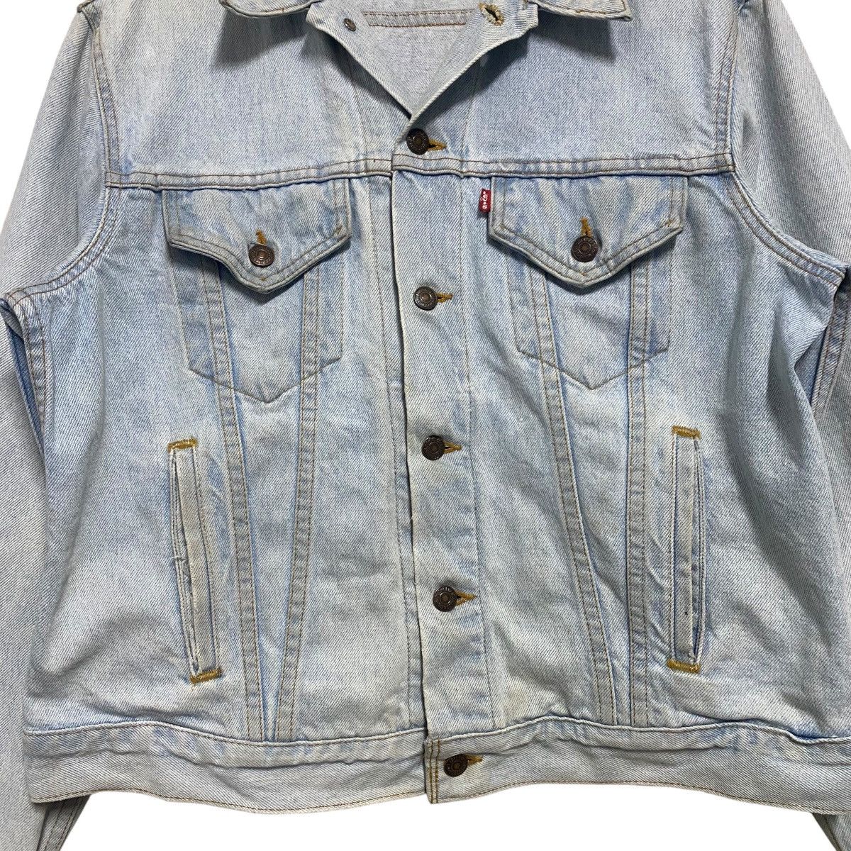 Levi's Vintage Levis 70506 Denim Trucker Jacket Distressed Faded Size US L / EU 52-54 / 3 - 9 Thumbnail