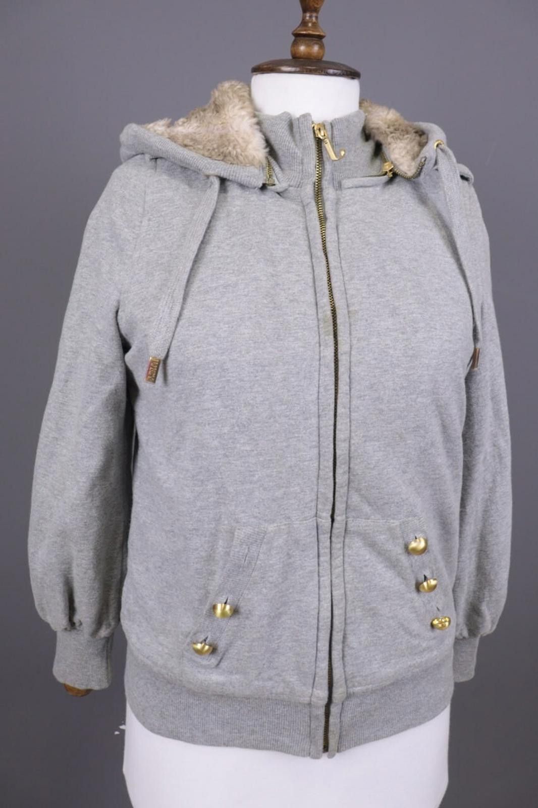 Juicy Couture Jeans Juicy Couture Los Angeles Gray Faux Fur Jacket Size M Size M / US 6-8 / IT 42-44 - 7 Thumbnail