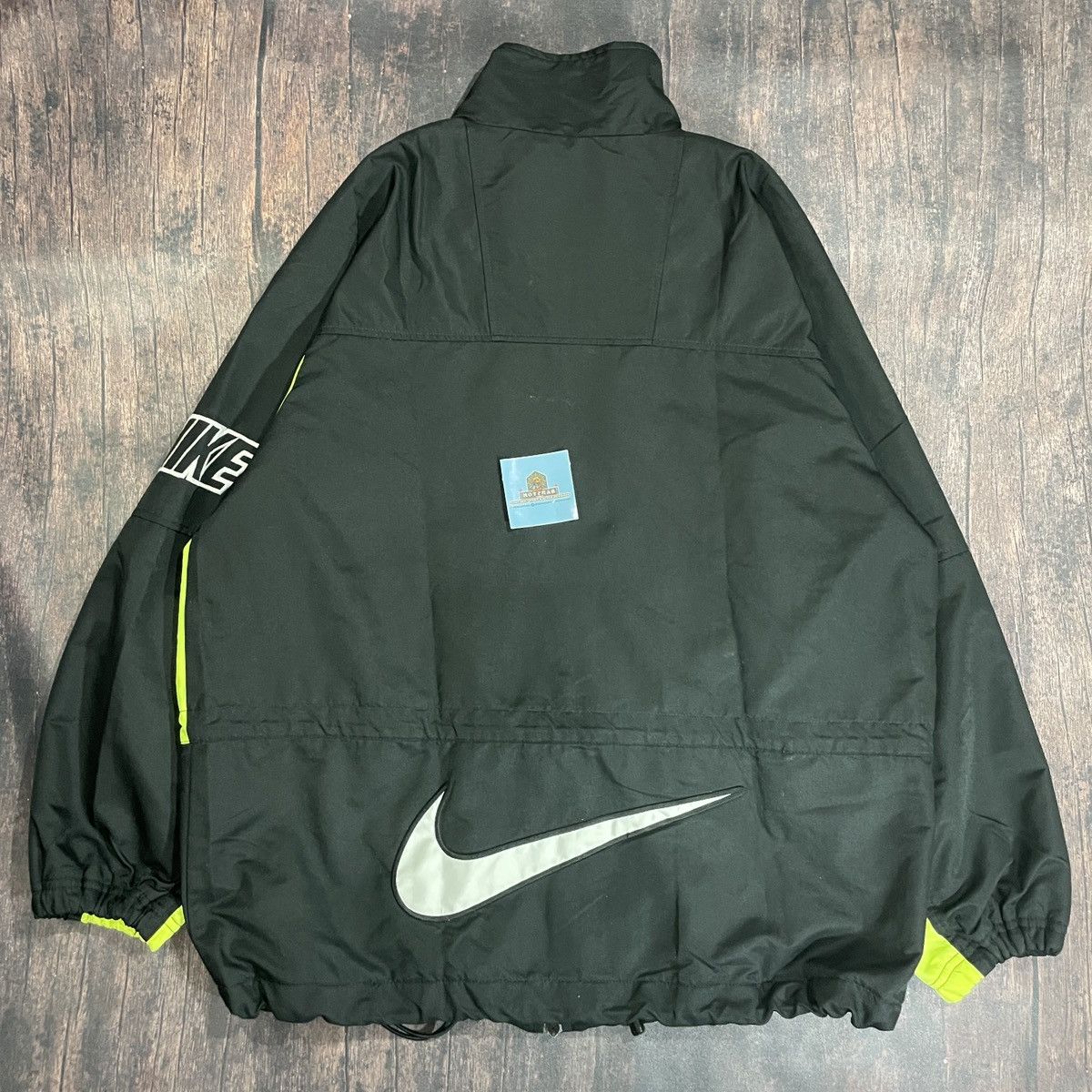 Nike × Vintage Vintage 90s Windbreaker Big Logo Size US XL / EU 56 / 4 - 6 Thumbnail