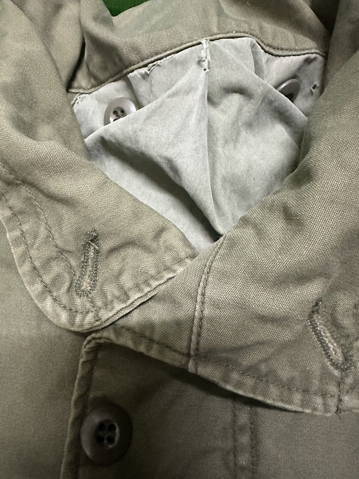Vintage Vtg 60s M65 Field jacket distressed Size US L / EU 52-54 / 3 - 8 Thumbnail