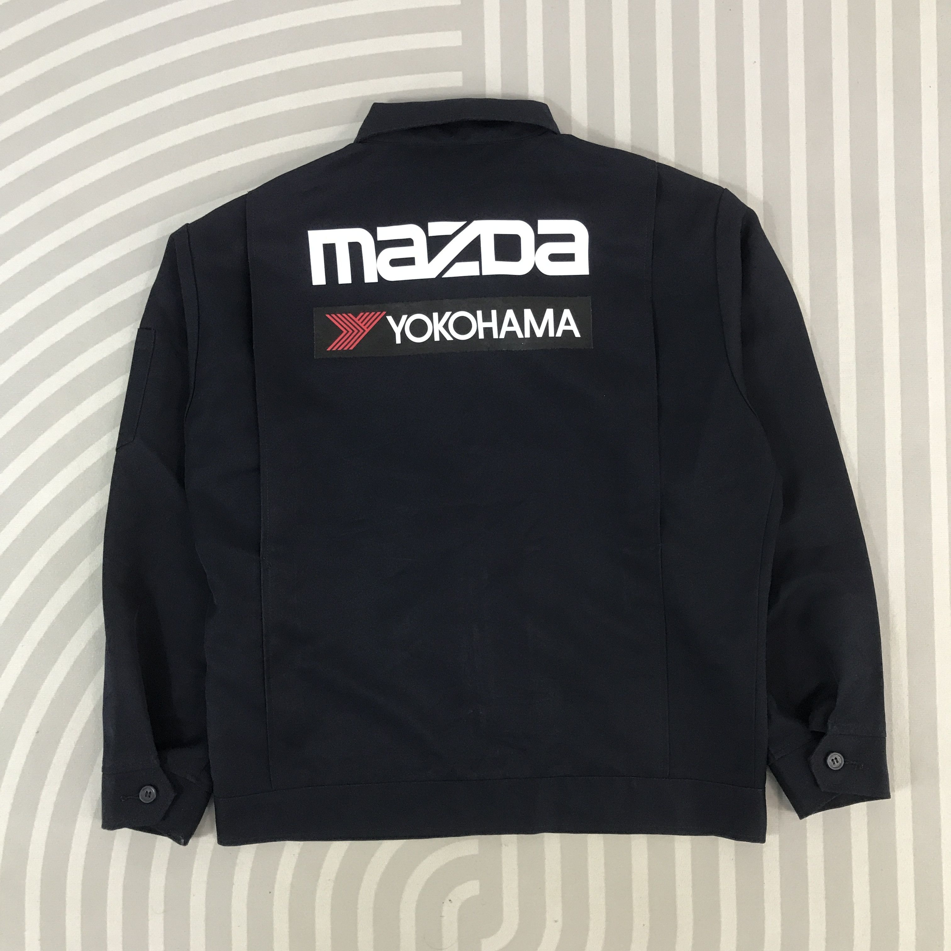 Sports Specialties Vtg Mazda X Yokohama Japan Racing Custom Motorsport Jacket Size US L / EU 52-54 / 3 - 1 Thumbnail