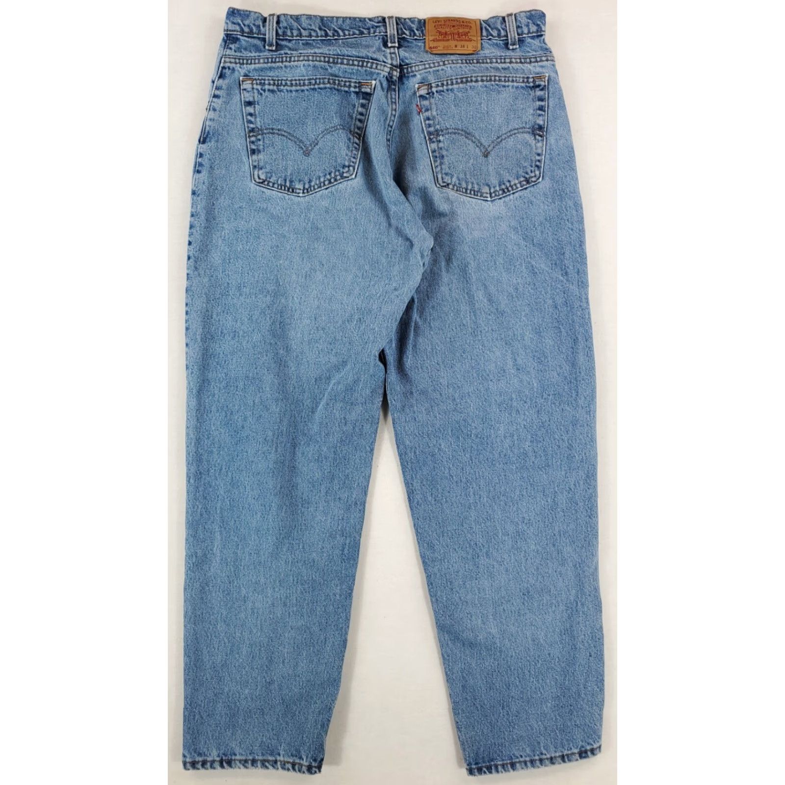 Levi's Levi's 560 Jeans Wide-Leg Blue 36x30 Mens Made USA Baggy, Regular Inseam 30, Color Blue, Model 560, 90s? Size US 36 / EU 52 - 6 Thumbnail
