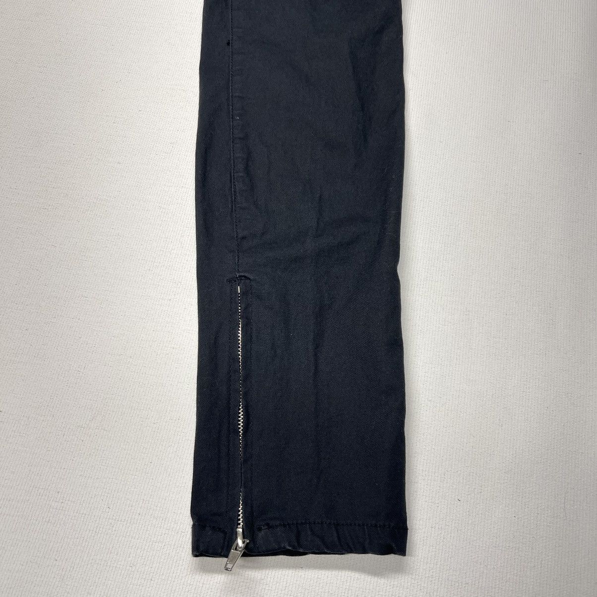 Pacsun Pacsun Pants Black Skinny Stacked Drawstring Ankle Zipper Size US 32 / EU 48 - 2 Thumbnail