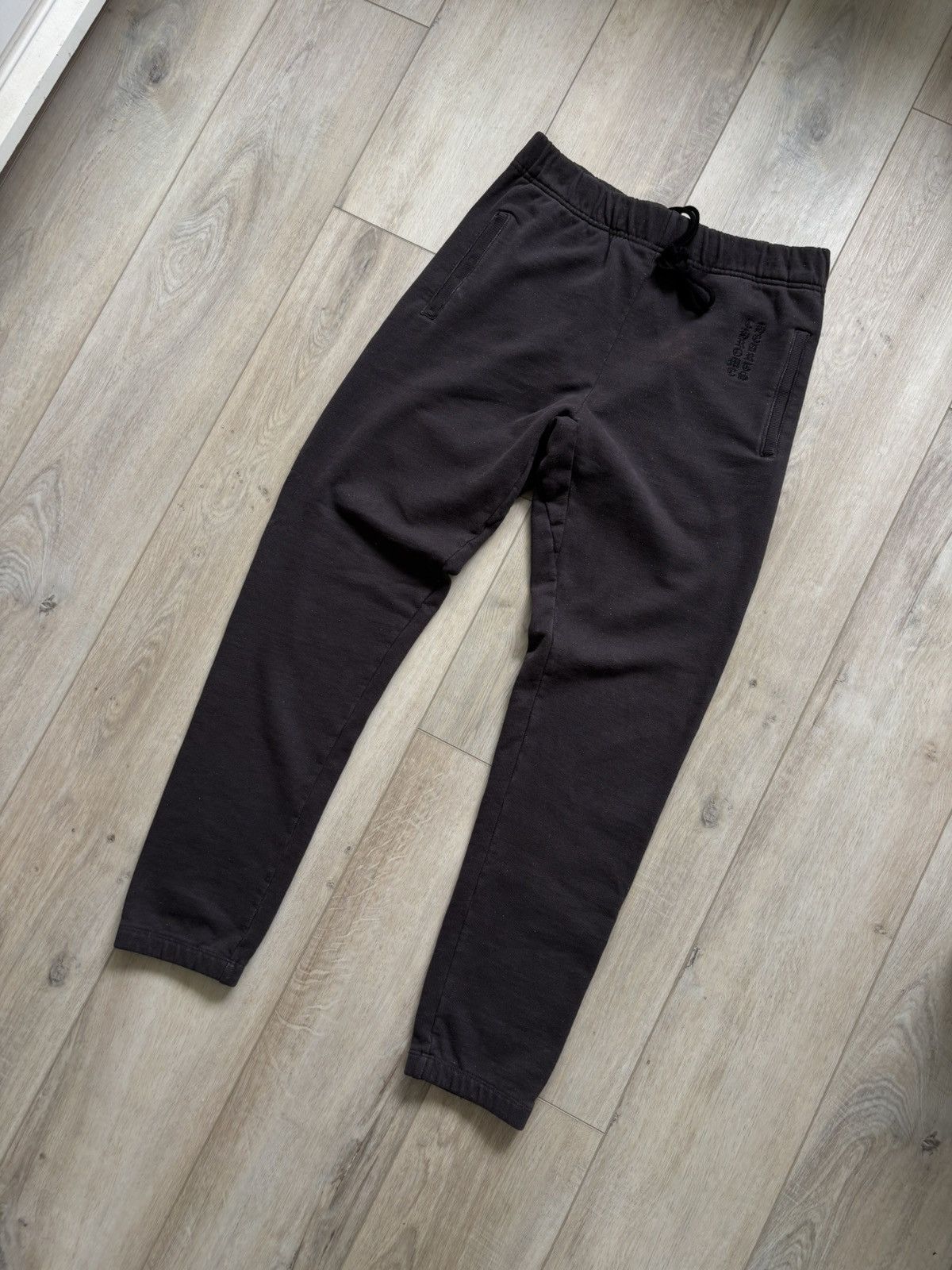 Chrome Hearts CHROME HEARTS Y NOT DAGGER EMBROIDERED SWEAT PANTS