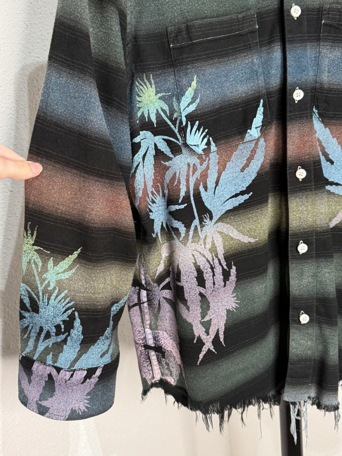 Amiri Amiri Palm Flannel Shirt Size US XS / EU 42 / 0 - 2 Thumbnail