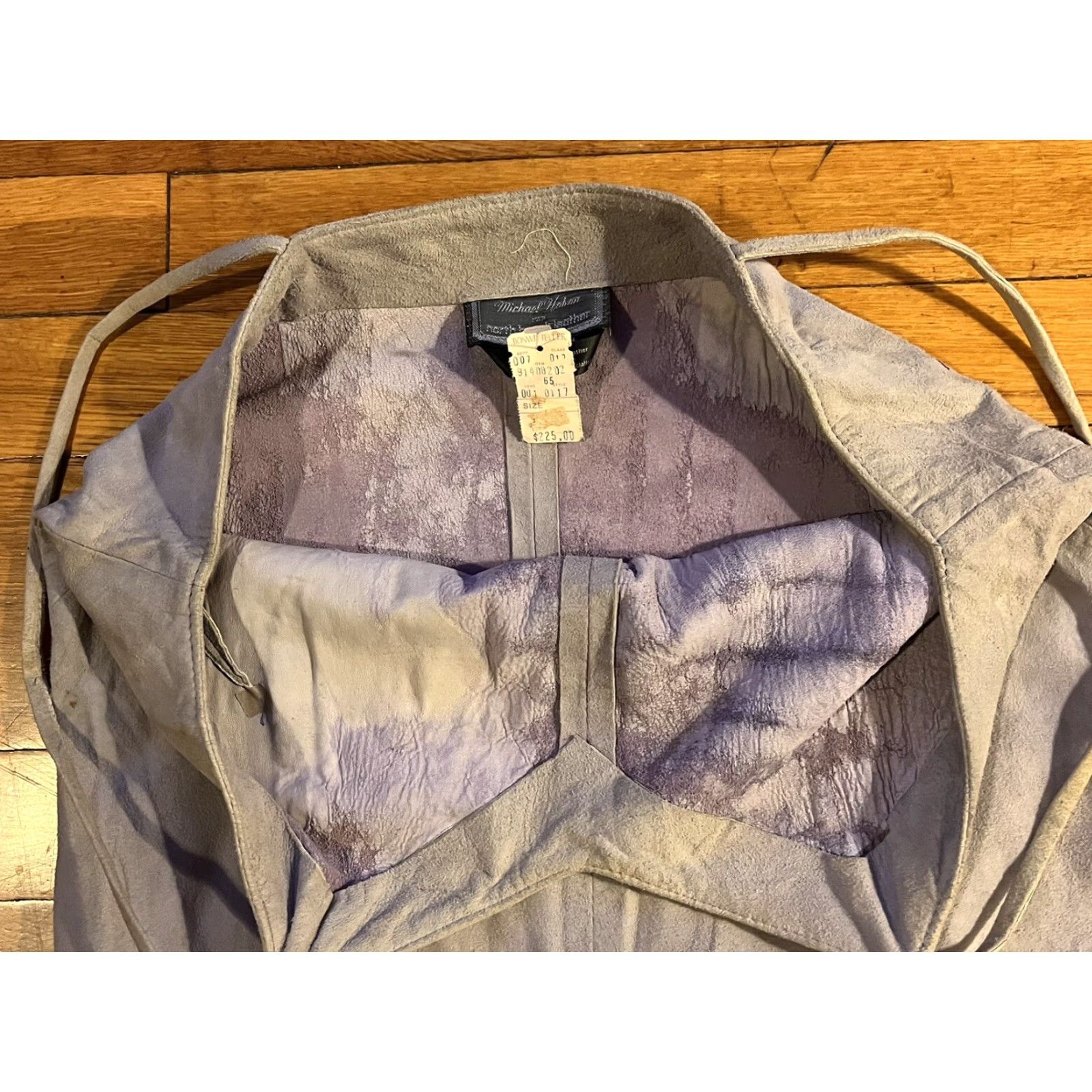 Vintage VINTAGE Michael Hoban For North Beach Leather Suede Dress Women's Medium Grey Size M / US 6-8 / IT 42-44 - 6 Thumbnail