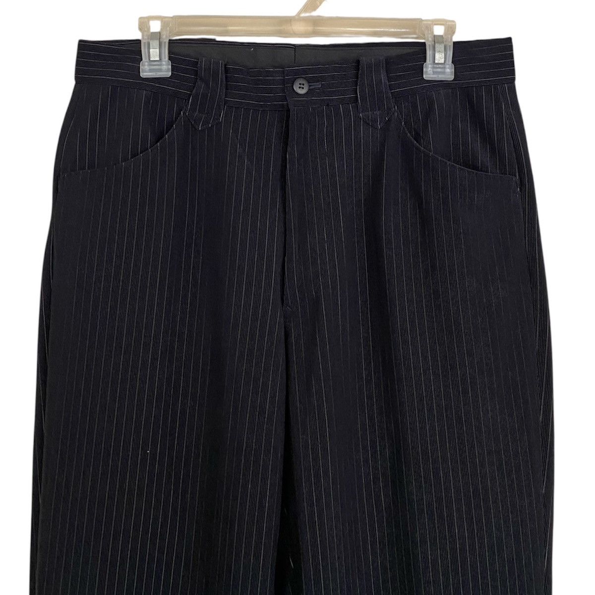 Issey Miyake 90s ISSEY MIYAKE MEN SALUR STRIPE CASUAL PANTS Size US 32 / EU 48 - 5 Thumbnail