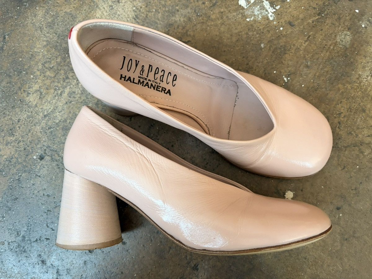 Halmanera HALMANERA pink leather chunky heels Size US 6.5 / IT 36.5 - 3 Thumbnail