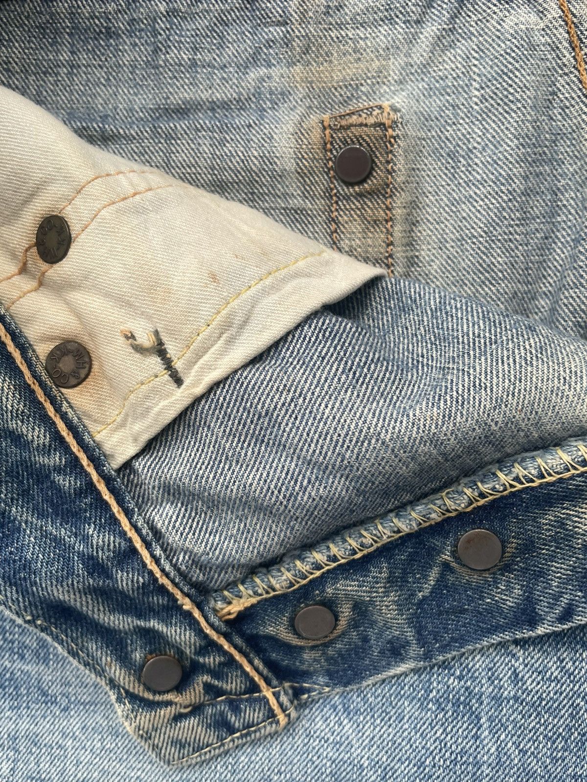 Vintage Vintage Warehouse Selvedge Faded Distresed Size US 30 / EU 46 - 23 Thumbnail