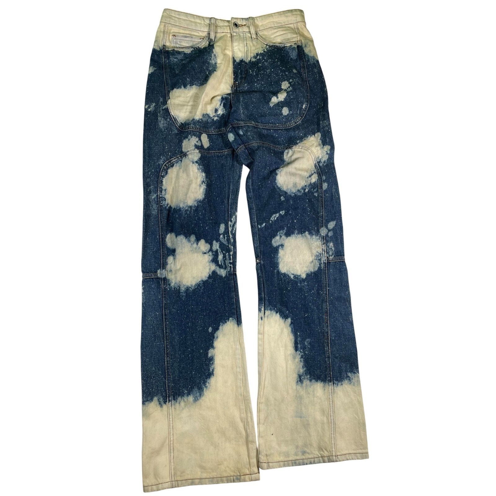 Who Decides War Who Decides War Acid Wash & Blue Plain Jeans Size US 30 / EU 46 - 1 Thumbnail