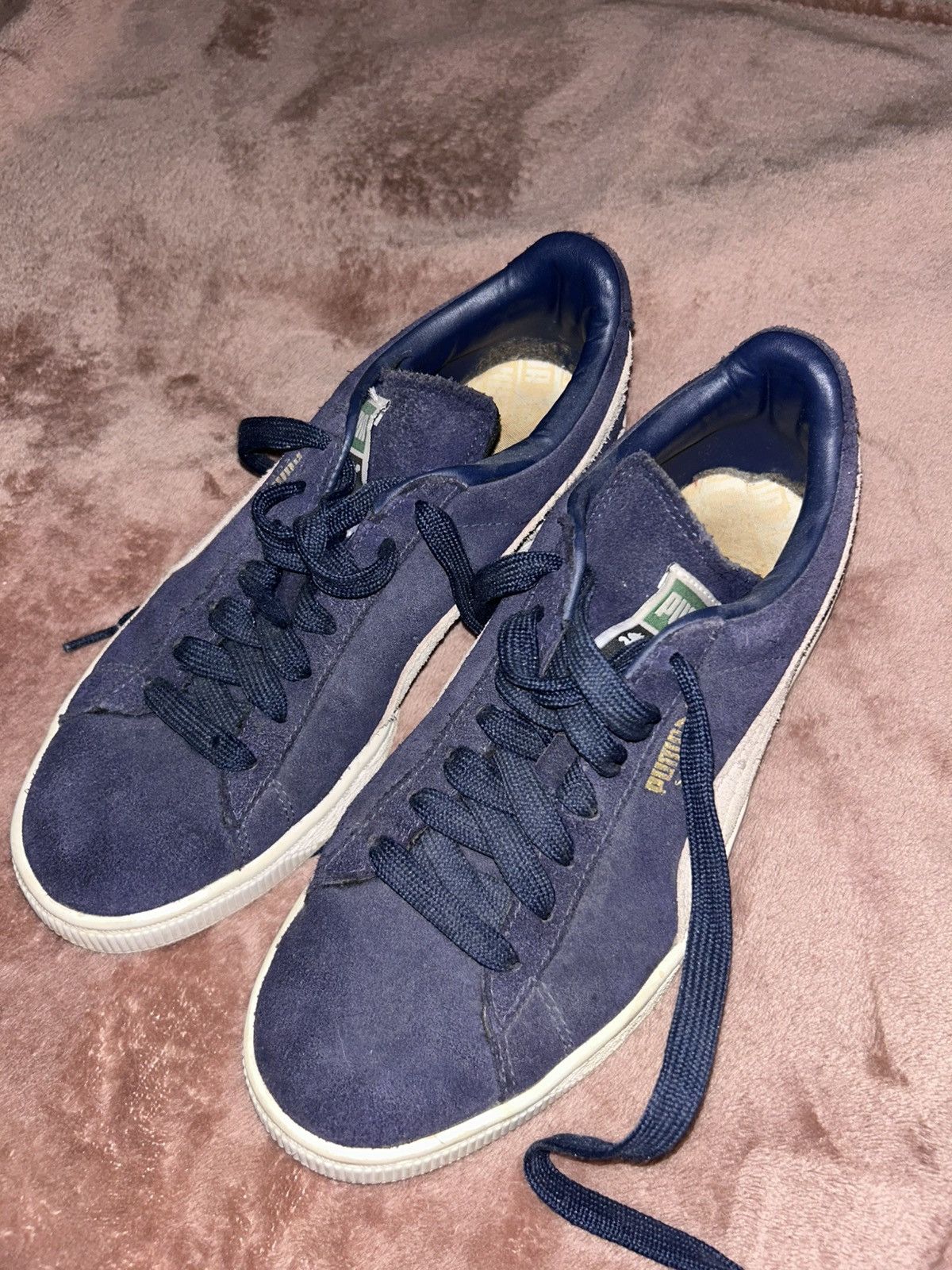 Puma Navy Puma Sneakers Size US 8.5 / IT 38.5 - 1 Thumbnail