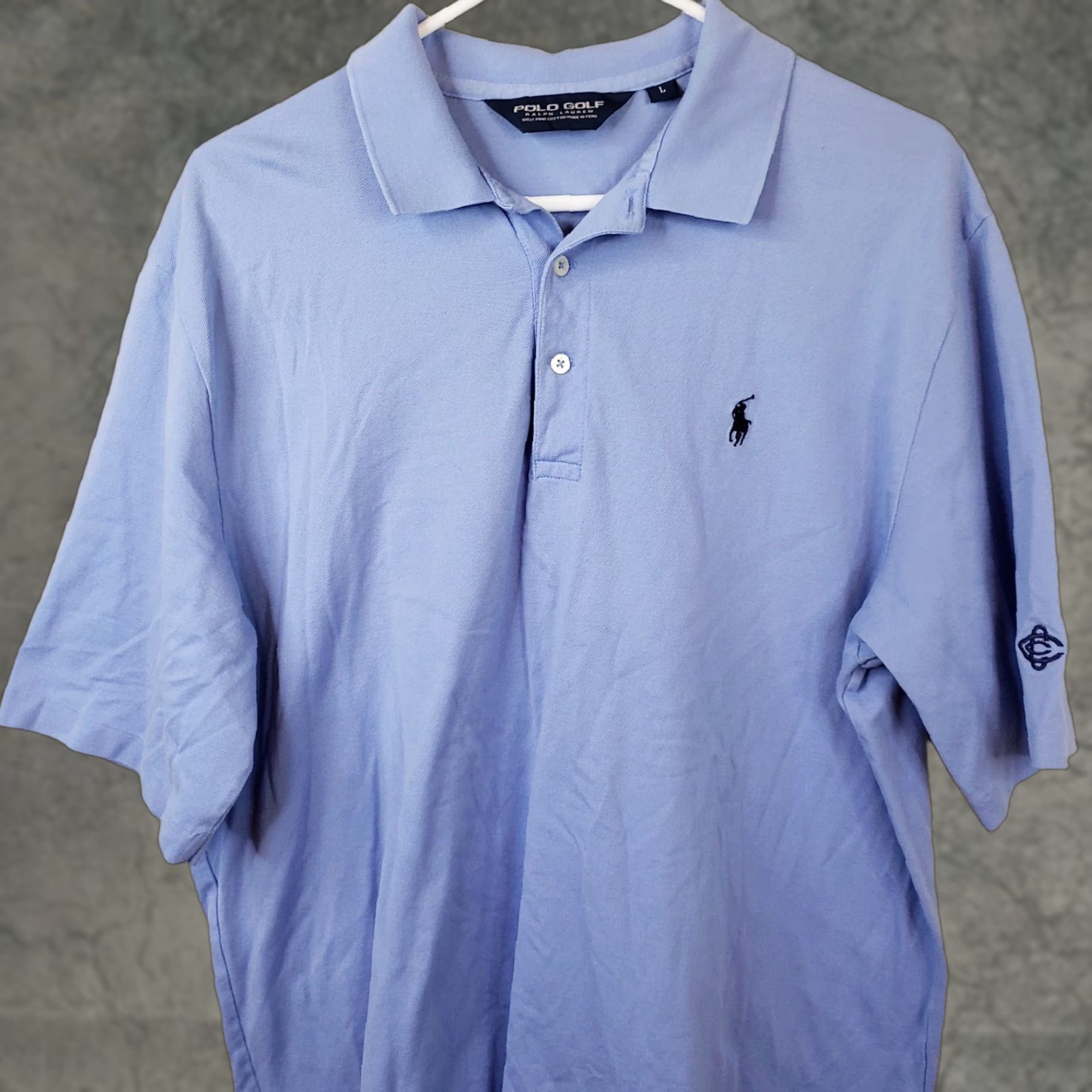 Vintage Polo Golf Polo Shirt Collared Blue Cotton Mens Large L Size US L / EU 52-54 / 3 - 1 Thumbnail