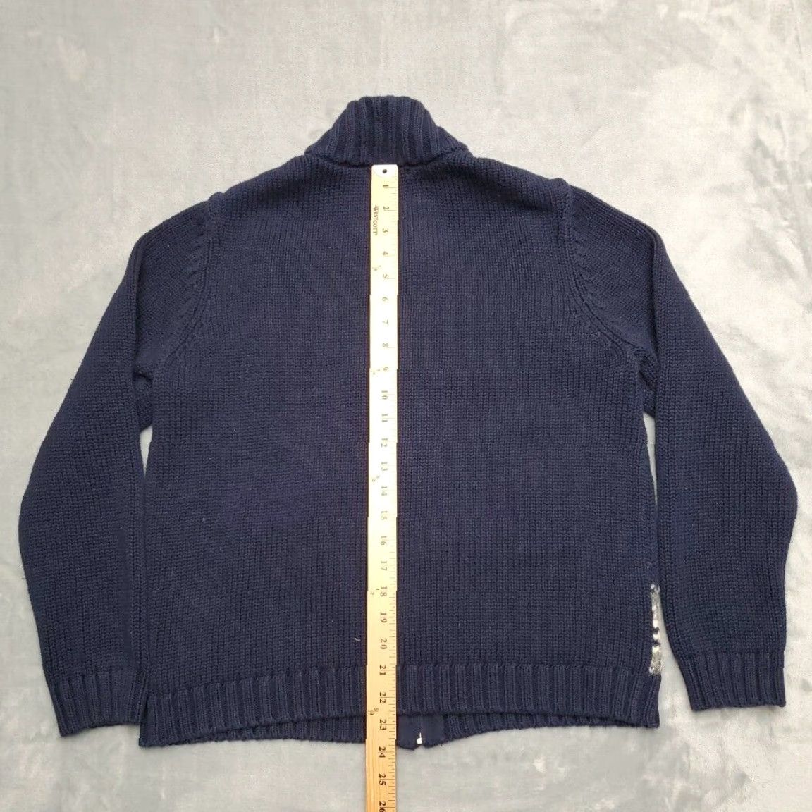 Eddie Bauer Eddie Bauer Sweater Mens S Blue Reindeer Fair Isle Chunky Knit Nordic Zip Ski Cardigan Size US S / EU 44-46 / 1 - 7 Thumbnail