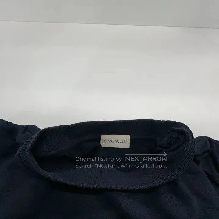 Moncler Moncler FW21 Logo Embroidered Cotton Crewneck Sweatshirt. Size US L / EU 52-54 / 3 - 1 Thumbnail