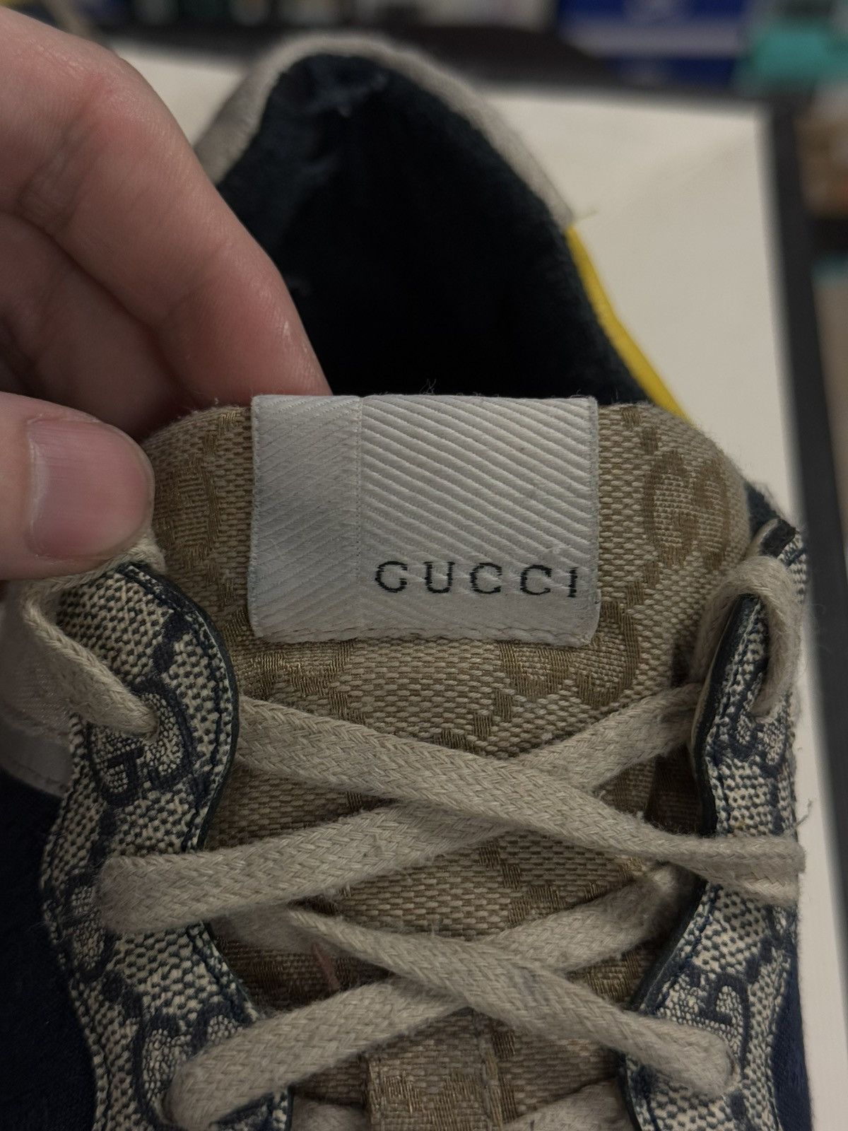 Gucci Gucci Rhyton Multicolored Low Top Shoes 11G/11.5M Size US 11.5 / EU 44-45 - 12 Thumbnail
