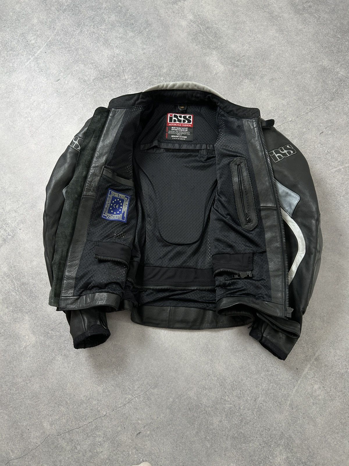 Genuine Leather Vintage Ixs Moto Crazy Y2k leather jacket mens Size US XL / EU 56 / 4 - 3 Thumbnail