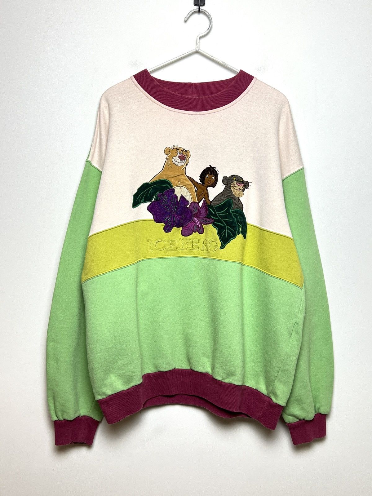 Iceberg iceberg jungle book disney cotton sweatshirt y2k 90s vintage Size US XL / EU 56 / 4 - 1 Thumbnail