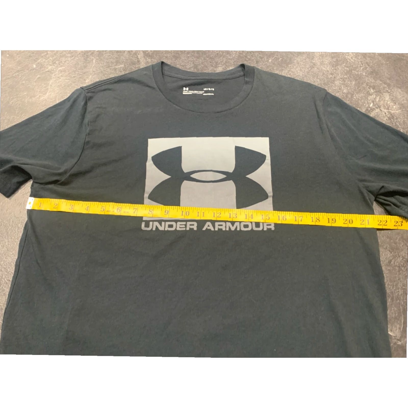 Under Armour Under Armour Mens Large Short Sleeve Loose Fit HeatGear Crew Neck T-Shirt Black Size US L / EU 52-54 / 3 - 6 Thumbnail