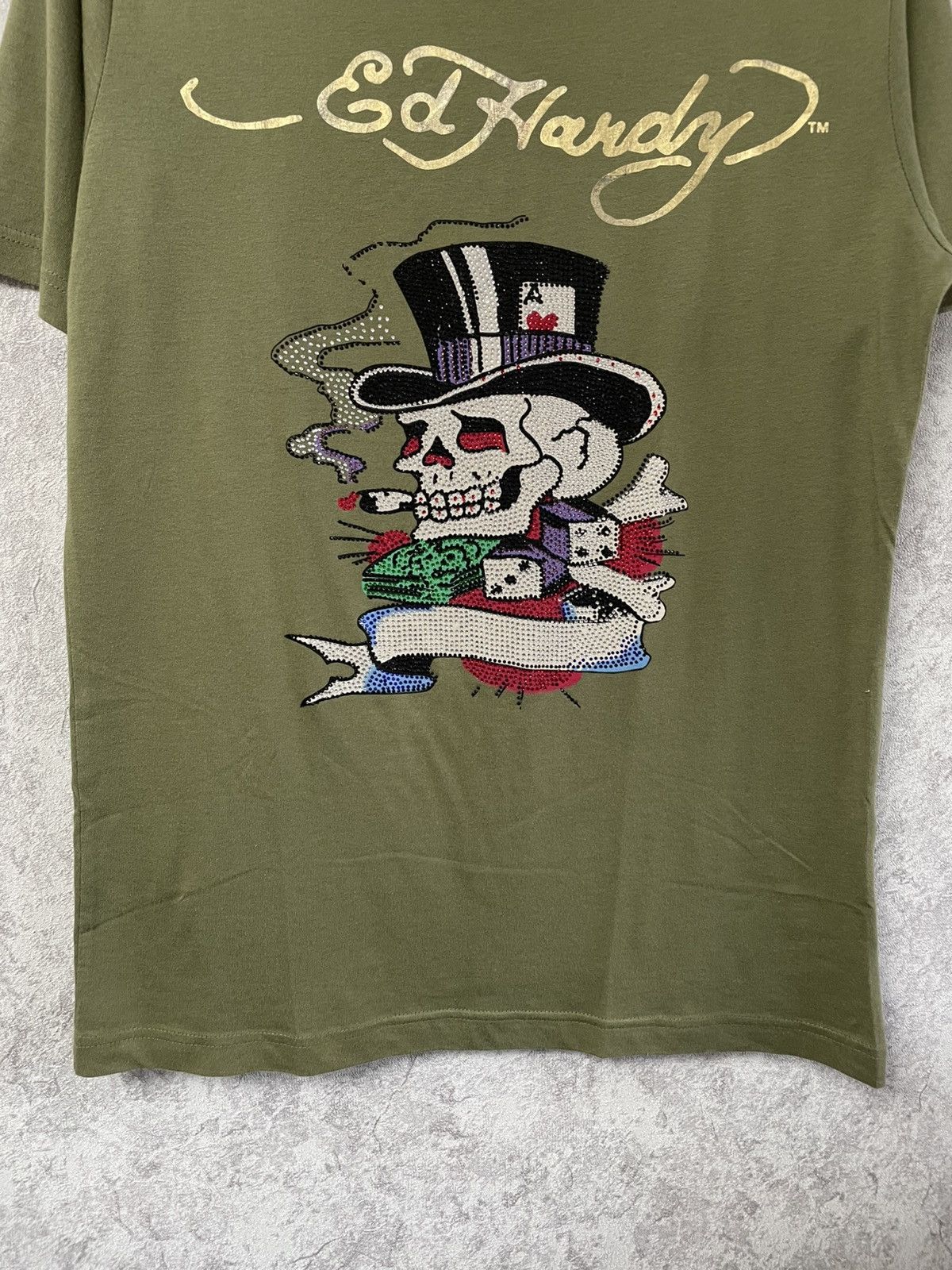 Ed Hardy Vintage Ed Hardy Skull Big Logo Y2K T-Shirt Size US M / EU 48-50 / 2 - 3 Thumbnail