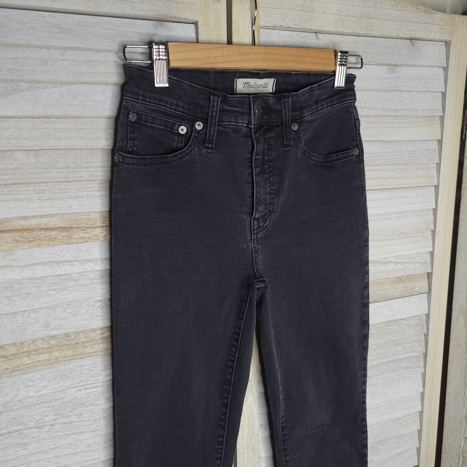 Madewell Madewell Cali Demi Boot High Rise Raw Hems Jeans Size 25T Size 26" / US 2 / IT 38 - 3 Thumbnail