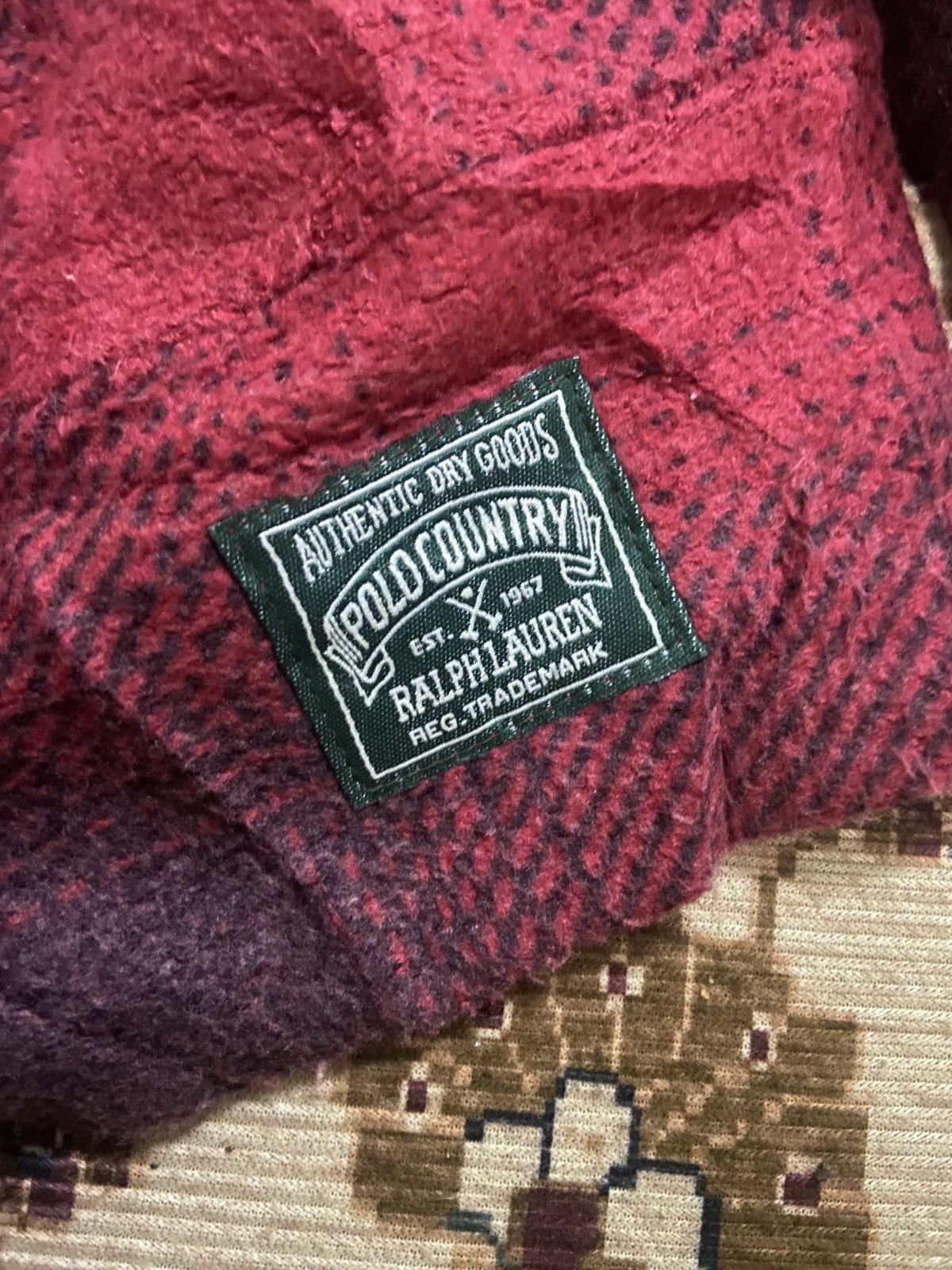 Polo Ralph Lauren Vintage Polo Ralph Lauren Polo Country Buffalo Plaid Hoodie Size US M / EU 48-50 / 2 - 4 Thumbnail