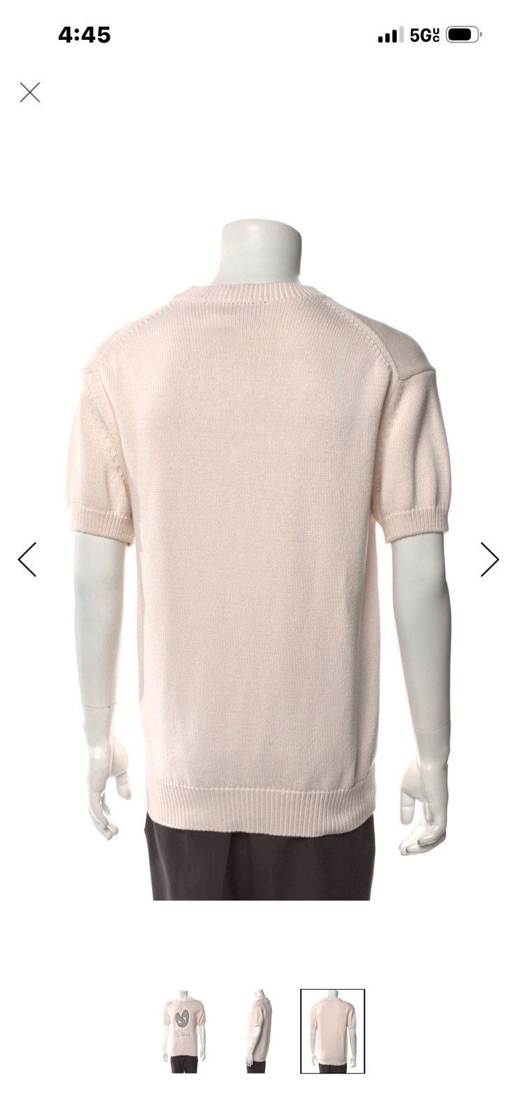 Dior Dior Short-Sleeve Knit Top Size US S / EU 44-46 / 1 - 10 Thumbnail