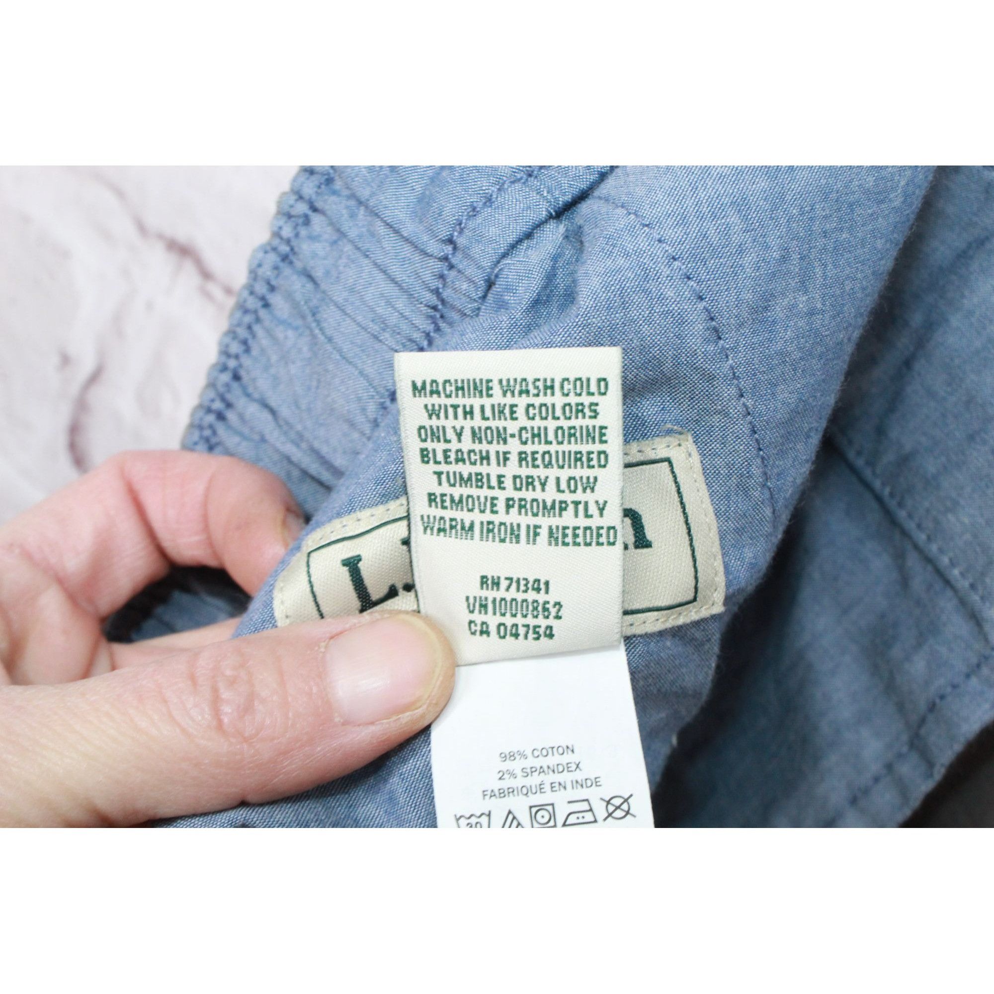L.L. Bean LL Bean Lakewashed Stretch Waist Standard Fit Straight Leg Size US 32 / EU 48 - 8 Thumbnail