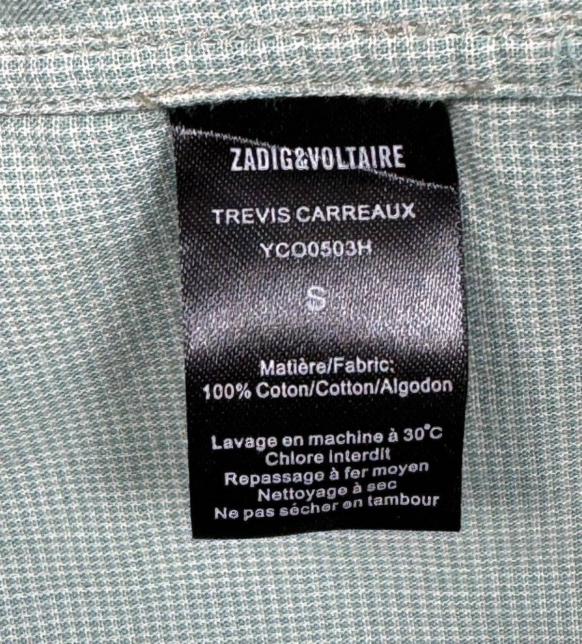 Zadig & Voltaire Zadig & Voltaire Checkered Shirt Button Up size S Size S / US 4 / IT 40 - 9 Thumbnail