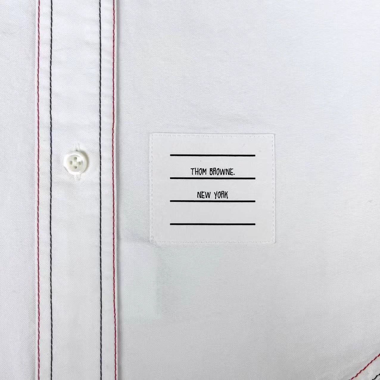 Thom Browne Thom Browne White Stripe Patch Shirt Unisex 0 Size XS / US 0-2 / IT 36-38 - 4 Thumbnail