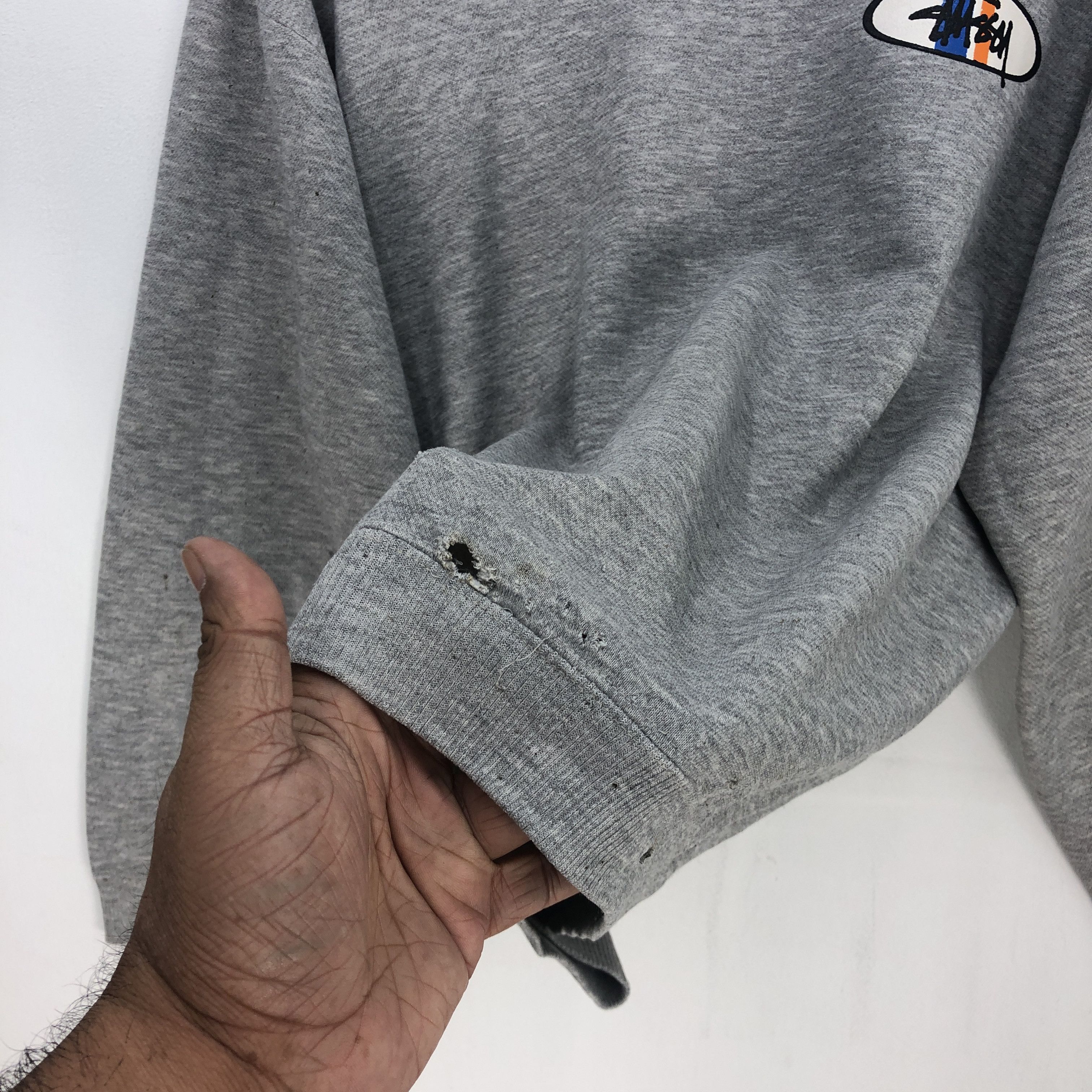 Stussy Vintage Distressed Stussy Sweater Stussy Sweatshirt 56789 Size US M / EU 48-50 / 2 - 7 Thumbnail