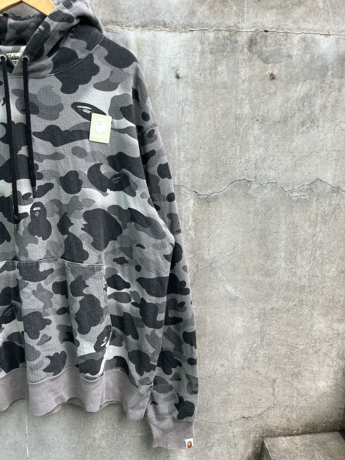 Bape Grid Camo Pull Over Hoodie Size US XXL / EU 58 / 5 - 4 Thumbnail