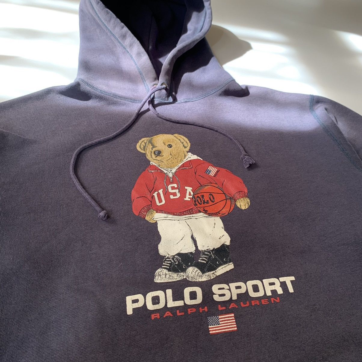 VINTAGE POLO BEAR USA BY POLO SPORT RALPH LAUREN HOODIE
