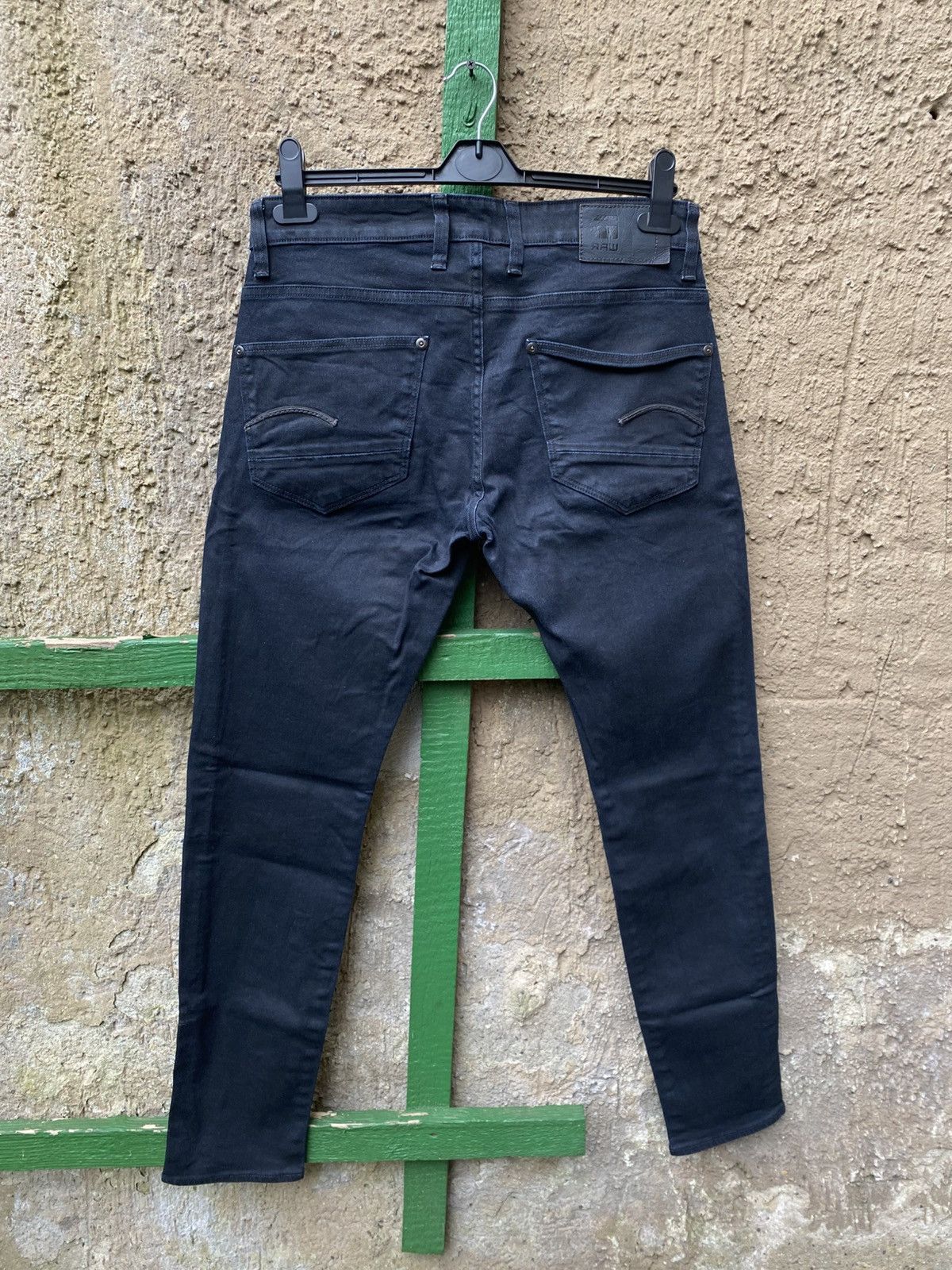 G-Star G Star Raw Revend Super Slim Waxed Denim Jeans Pants 32/32 Size US 32 / EU 48 - 4 Thumbnail