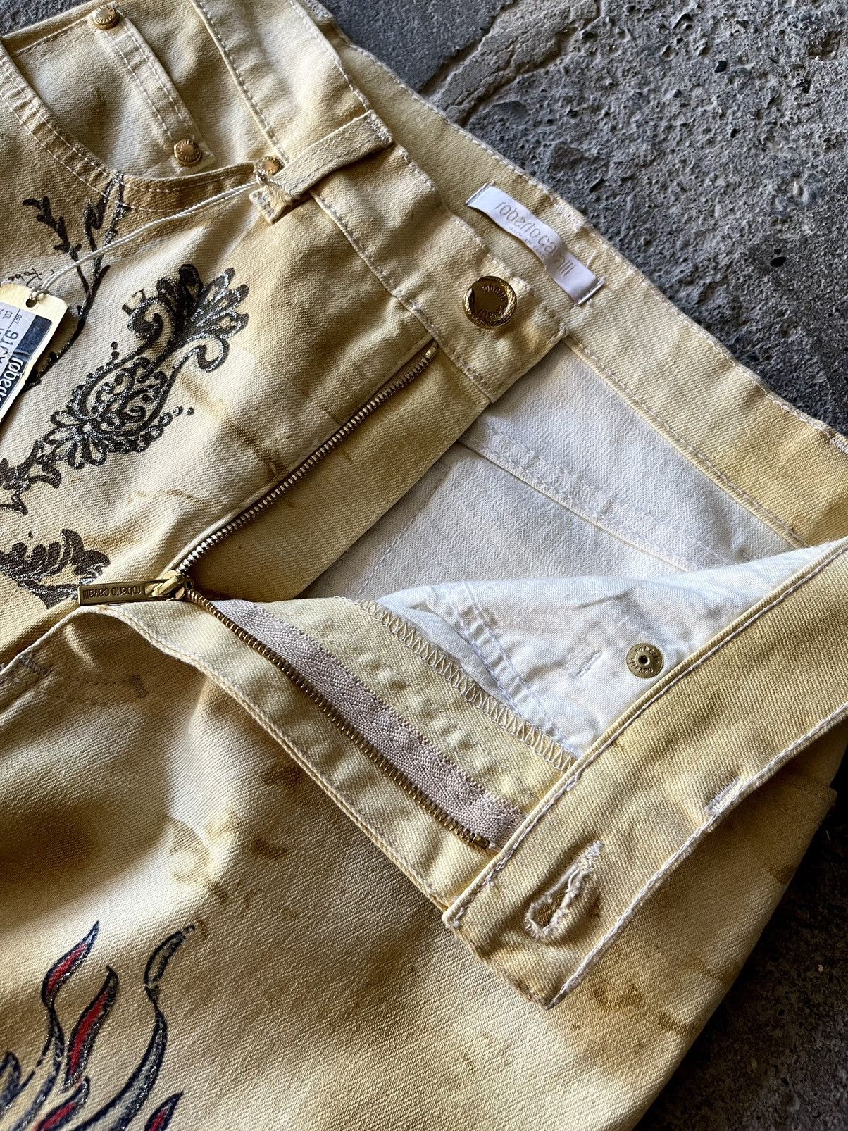 Roberto Cavalli Archive Roberto Cavalli - S/S 2003 - Tattoo Jeans Size 25" / US 0 / IT 36 - 14 Thumbnail