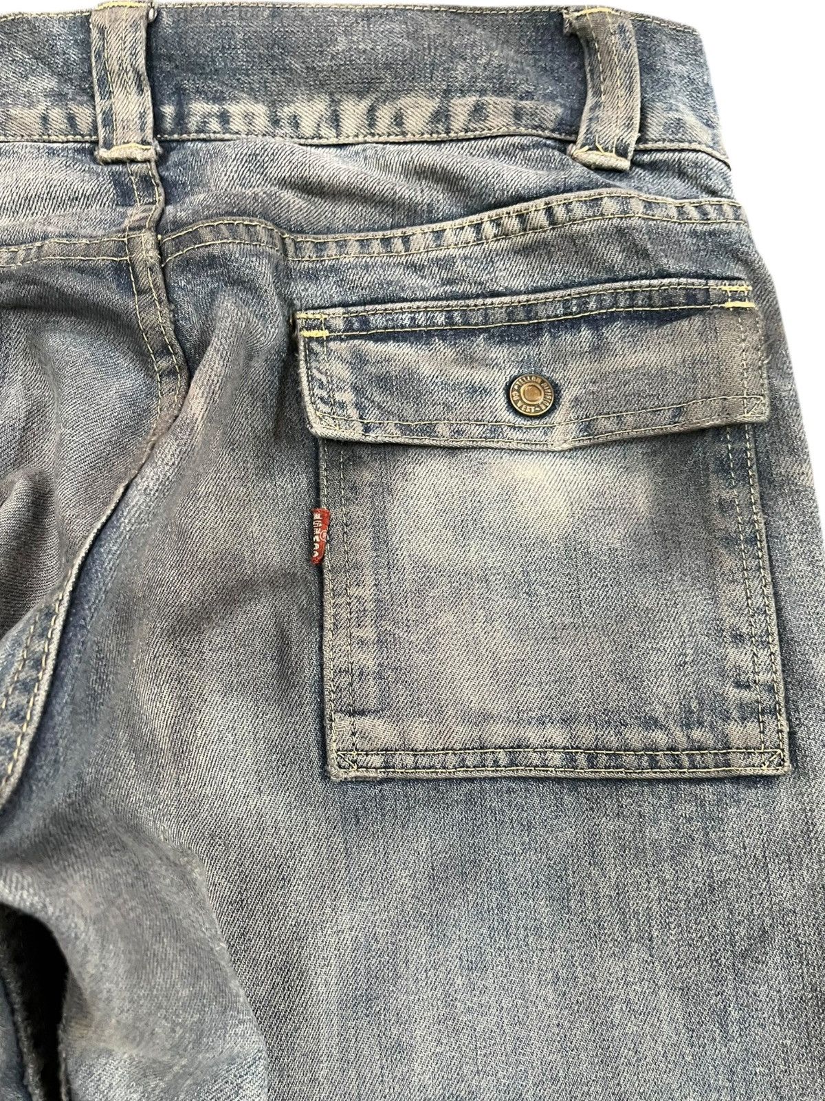 If Six Was Nine × Le Grande Bleu (L.G.B.) × Yasuyuki Ishii Vintage Go-West Military /Workers Bush Pants Denim Size US 33 - 10 Thumbnail