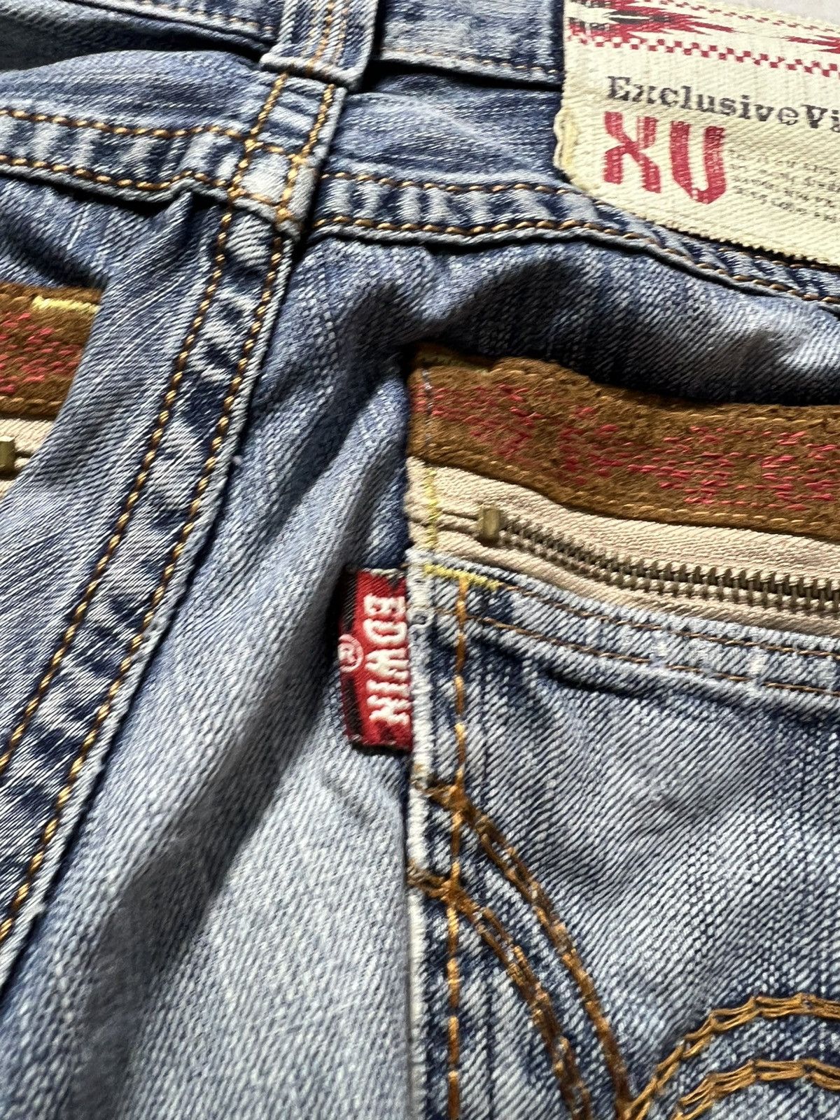 Edwin × If Six Was Nine 💥Baggy💥Vintage Edwin Exclusive Vintage Navajo Jeans Size US 29 - 12 Thumbnail