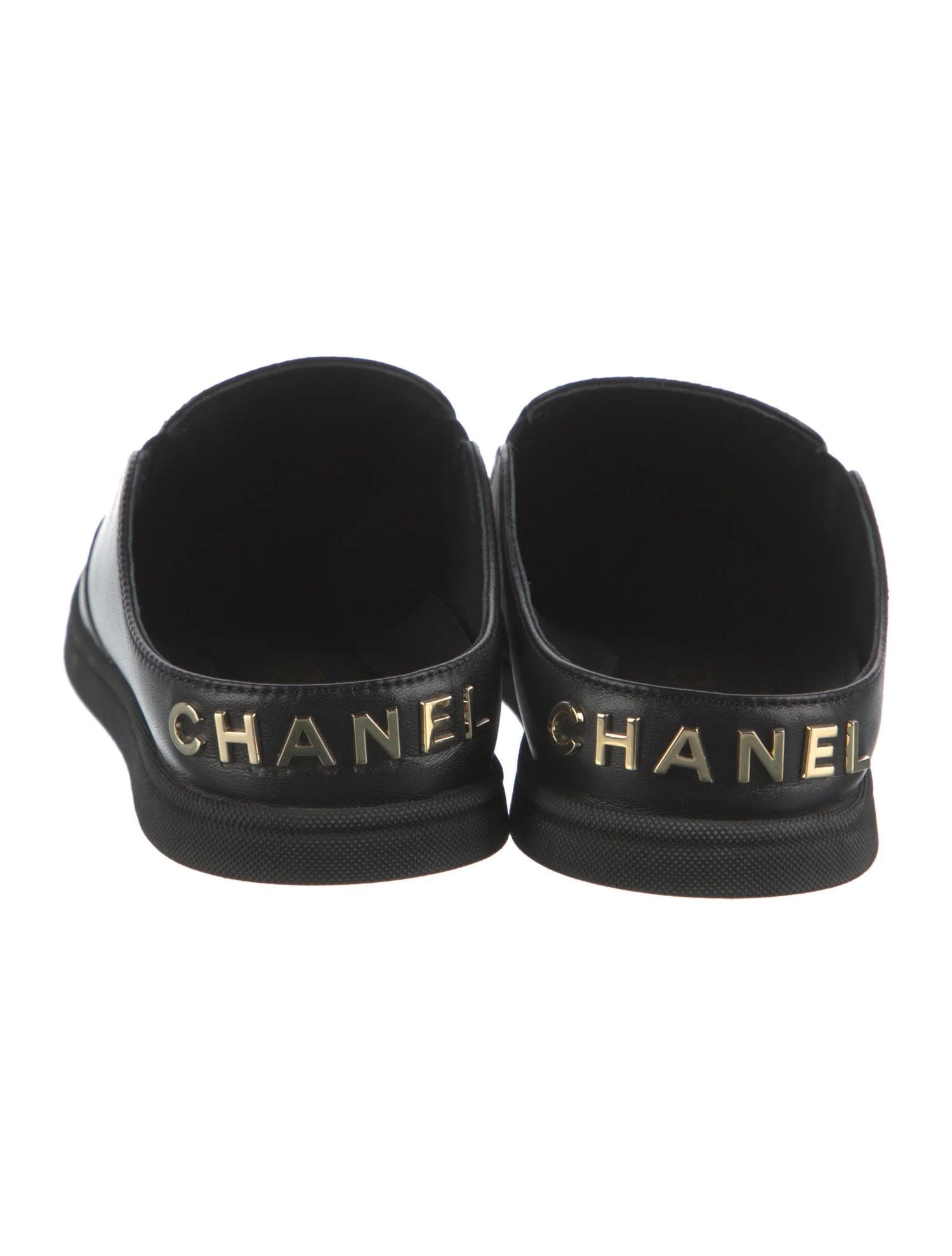 Chanel os11x0126 Leather Mules in Black Size US 6 / IT 36 - 4 Thumbnail