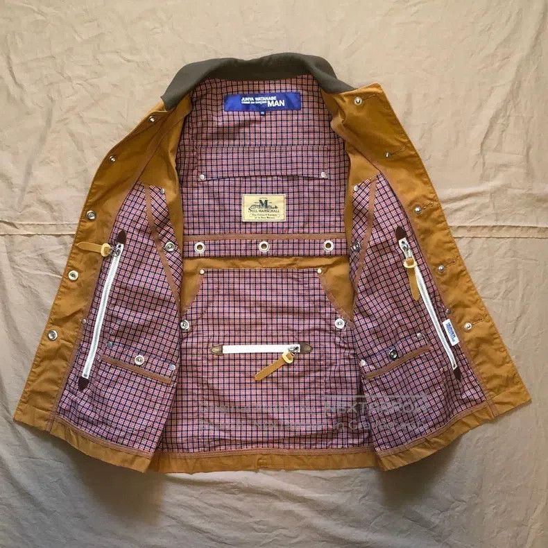 Junya Watanabe Junya Watanabe Two-sided checkered patched jacket Size US XS / EU 42 / 0 - 3 Thumbnail