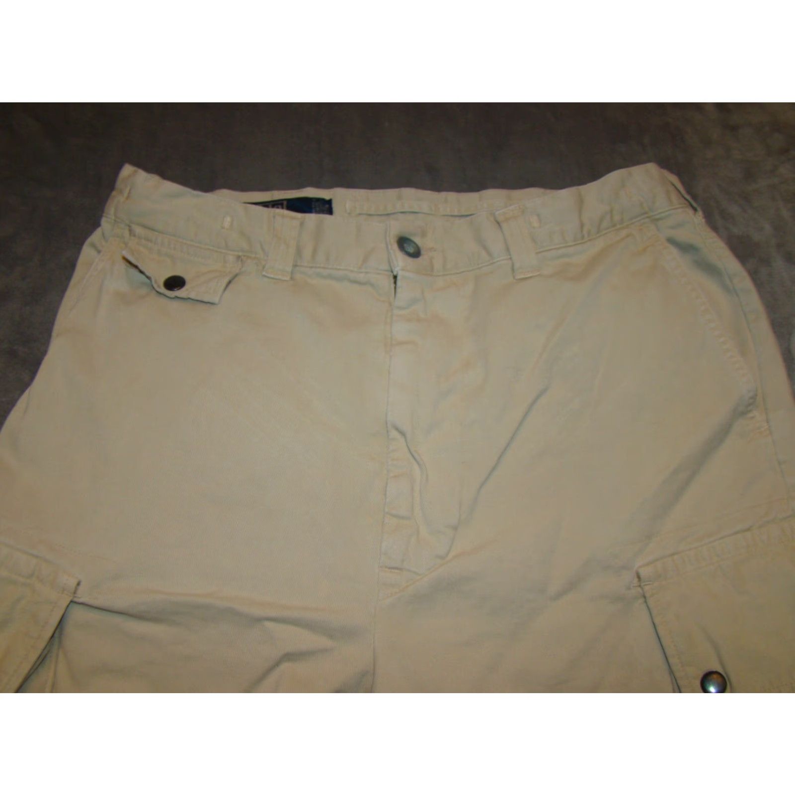 Polo Ralph Lauren VINTAGE Polo Ralph Lauren Men’s Pants 34x32 Chino Beige Khaki Cargo Pocket Wide-Leg Size US S / EU 44-46 / 1 - 4 Thumbnail