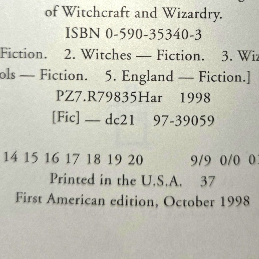 Other Harry Potter and the Sorcerer's Stone First Edition Size 26 - 3 Thumbnail