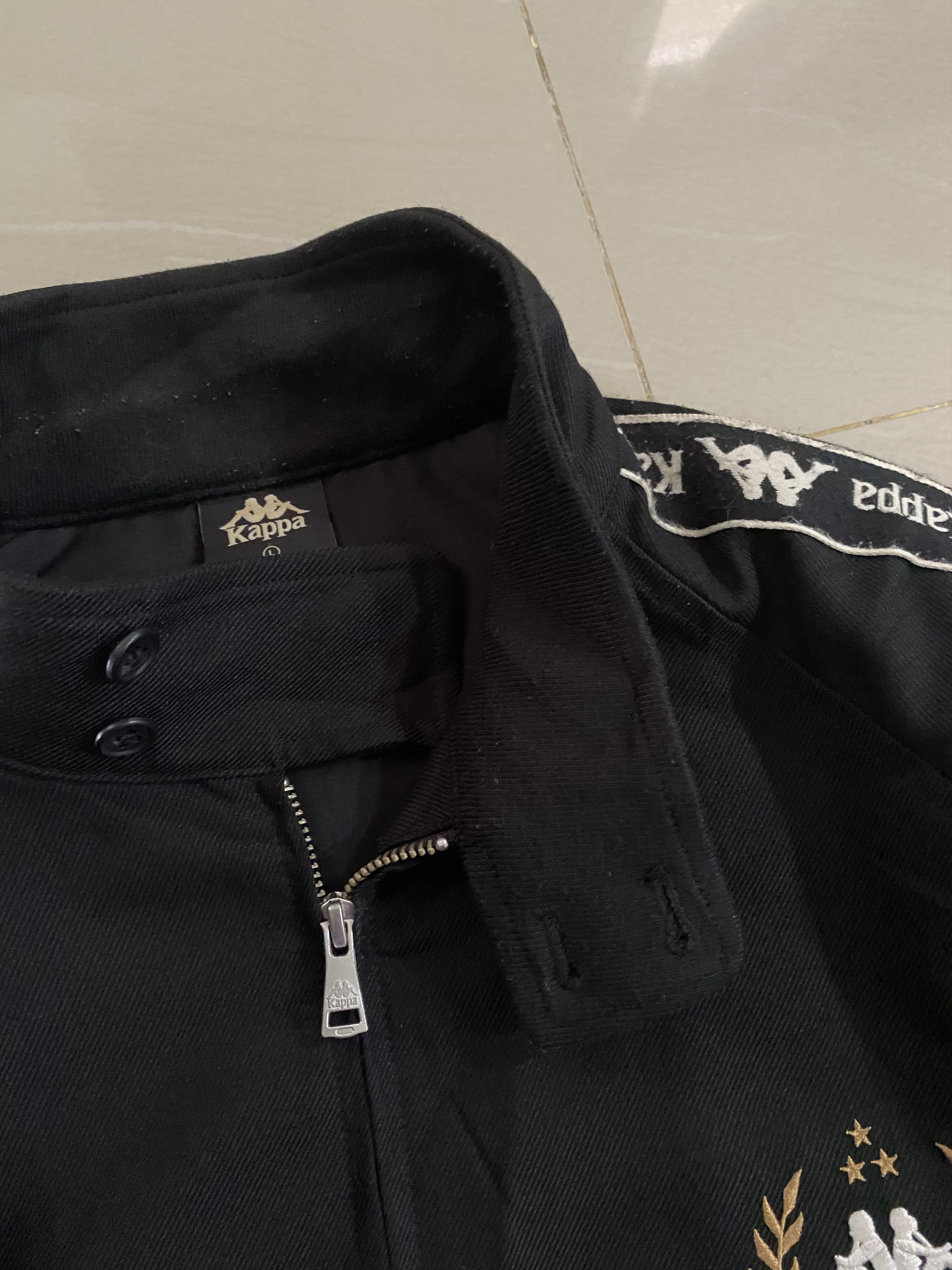 Kappa Vintage Kappa Ziper Jacket Bomber Style Size US L / EU 52-54 / 3 - 3 Thumbnail
