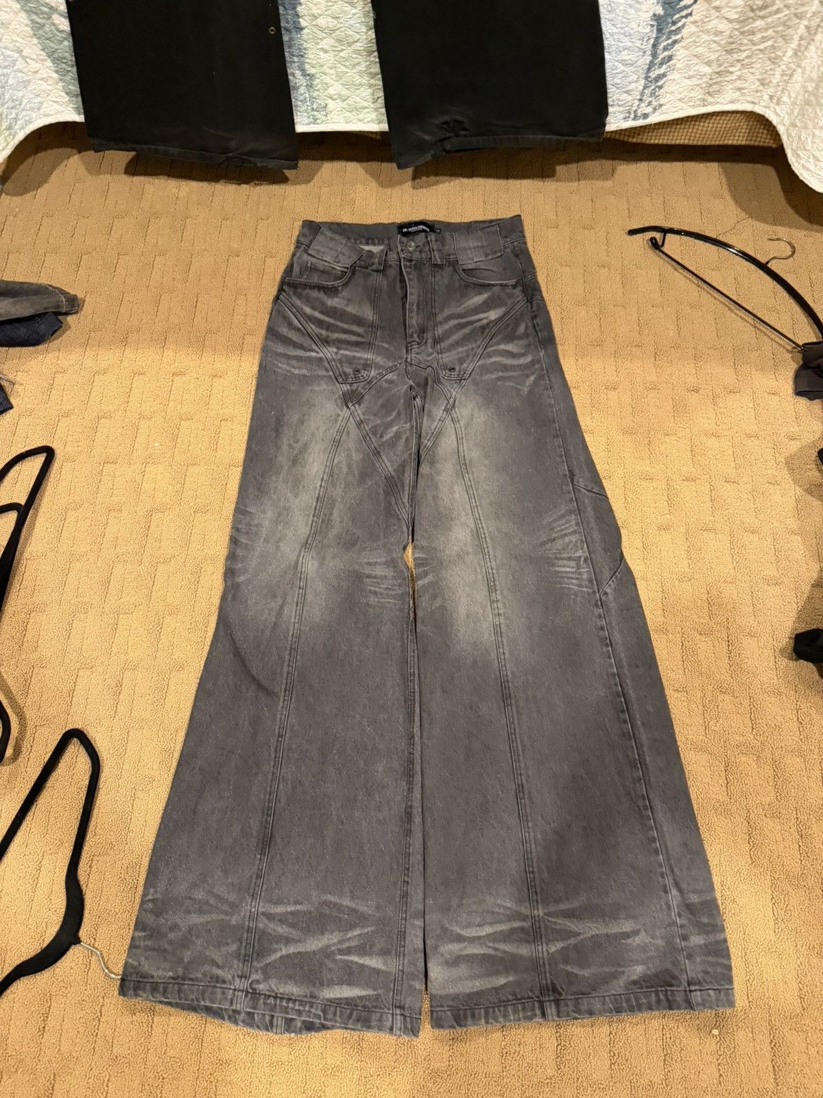 No Faith Studios No Faith Studios Rusted Used Dune Denim | Grailed