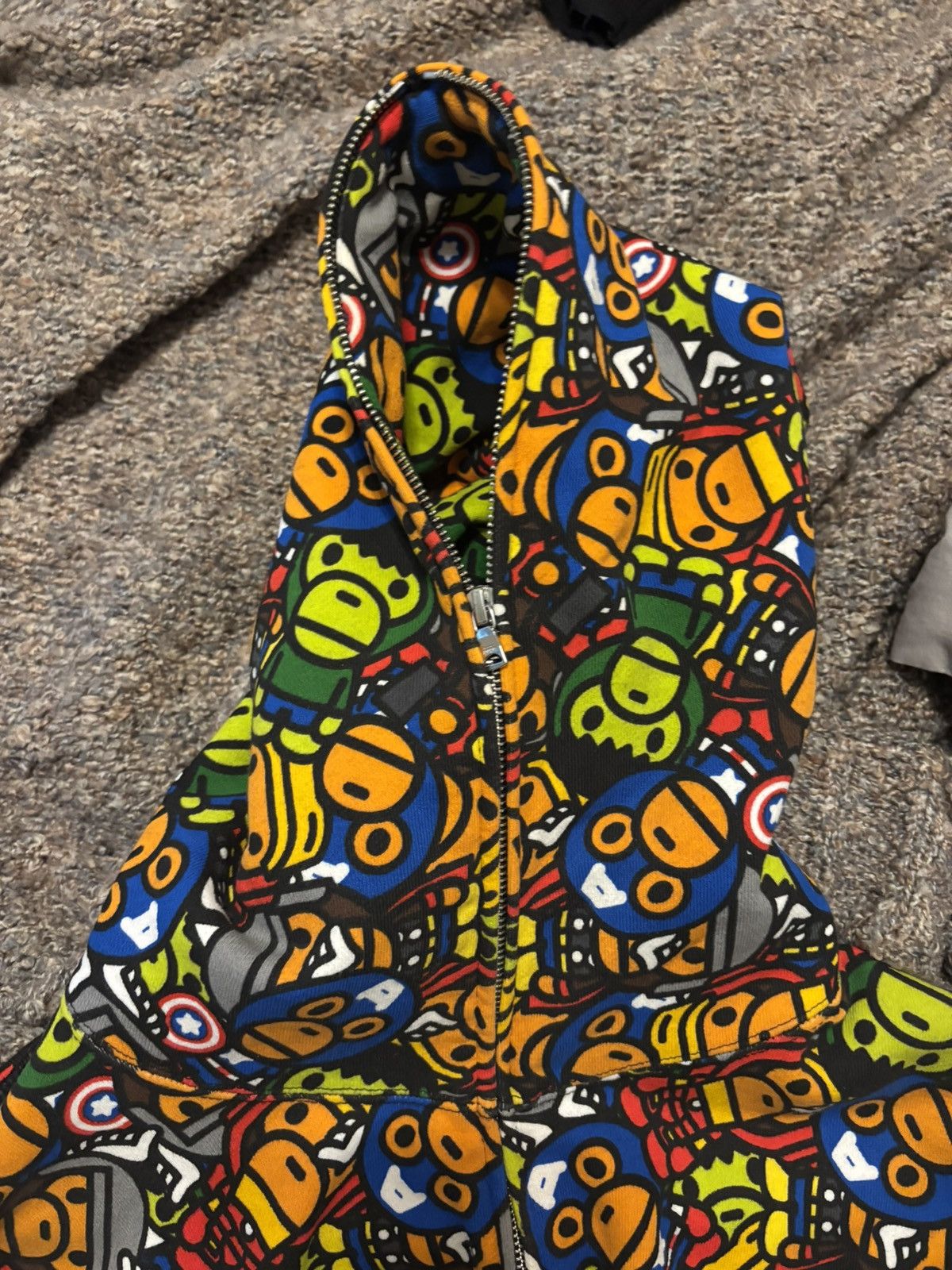 Bape Baby milo marvel comics full zip Size US L / EU 52-54 / 3 - 8 Thumbnail