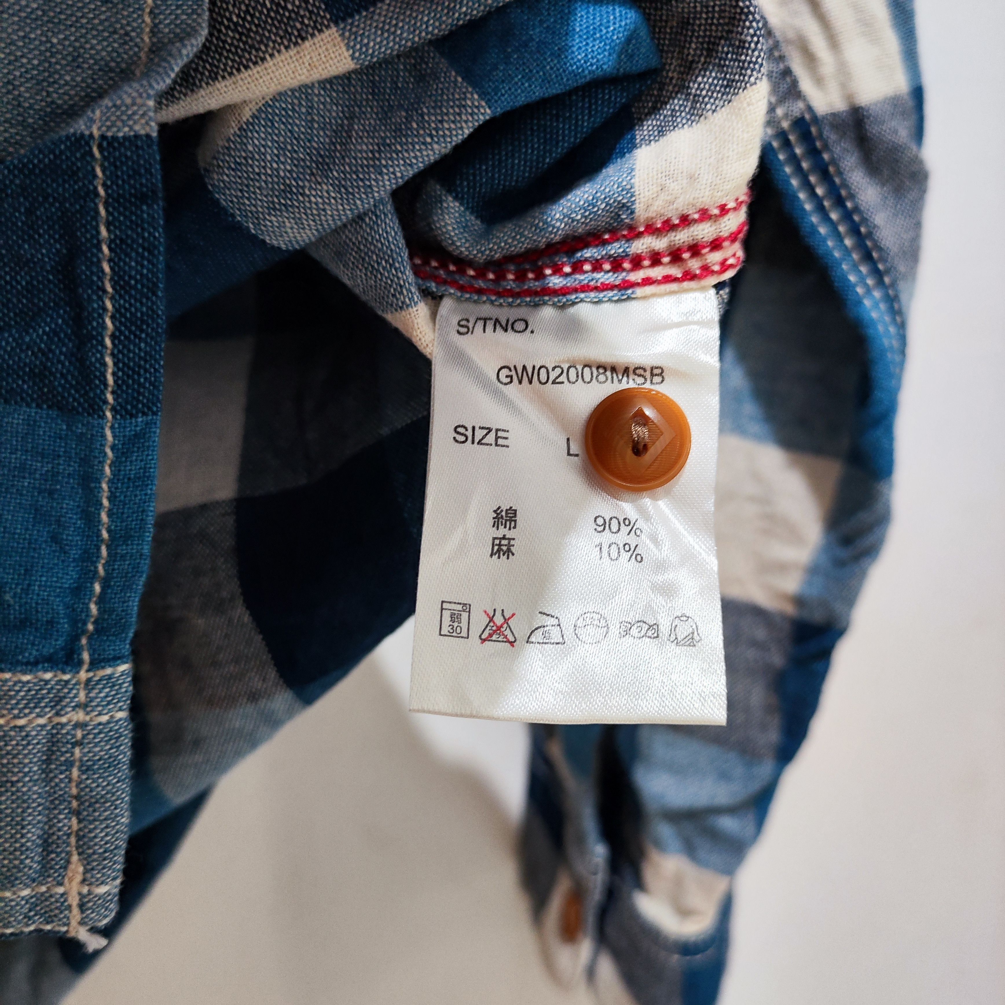 Vintage Vtg flannel chambray Size US L / EU 52-54 / 3 - 6 Thumbnail