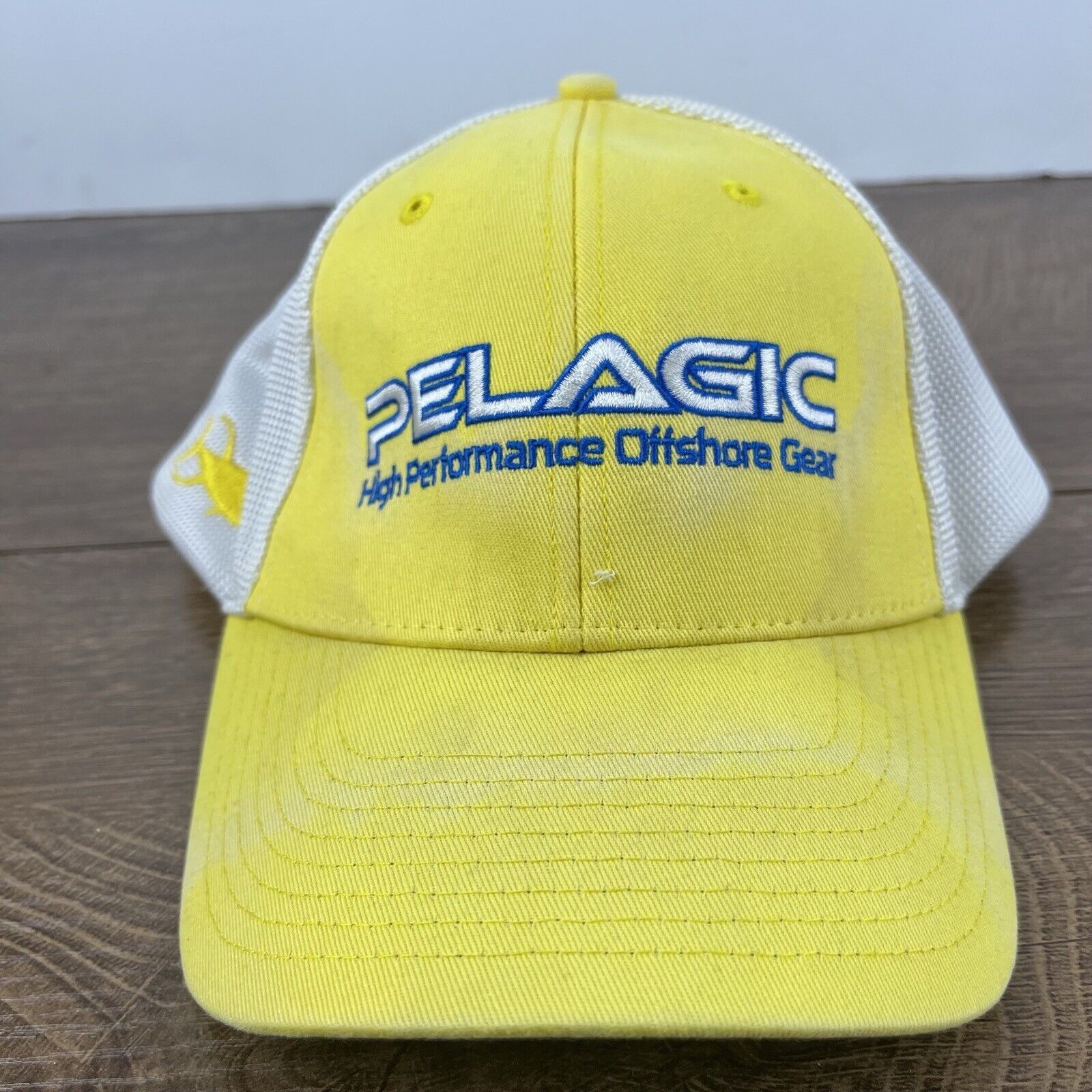 Other Pelagic Hat Pelagic Baseball Hat Yellow Cap Adjustable Yello Size ONE SIZE - 3 Thumbnail