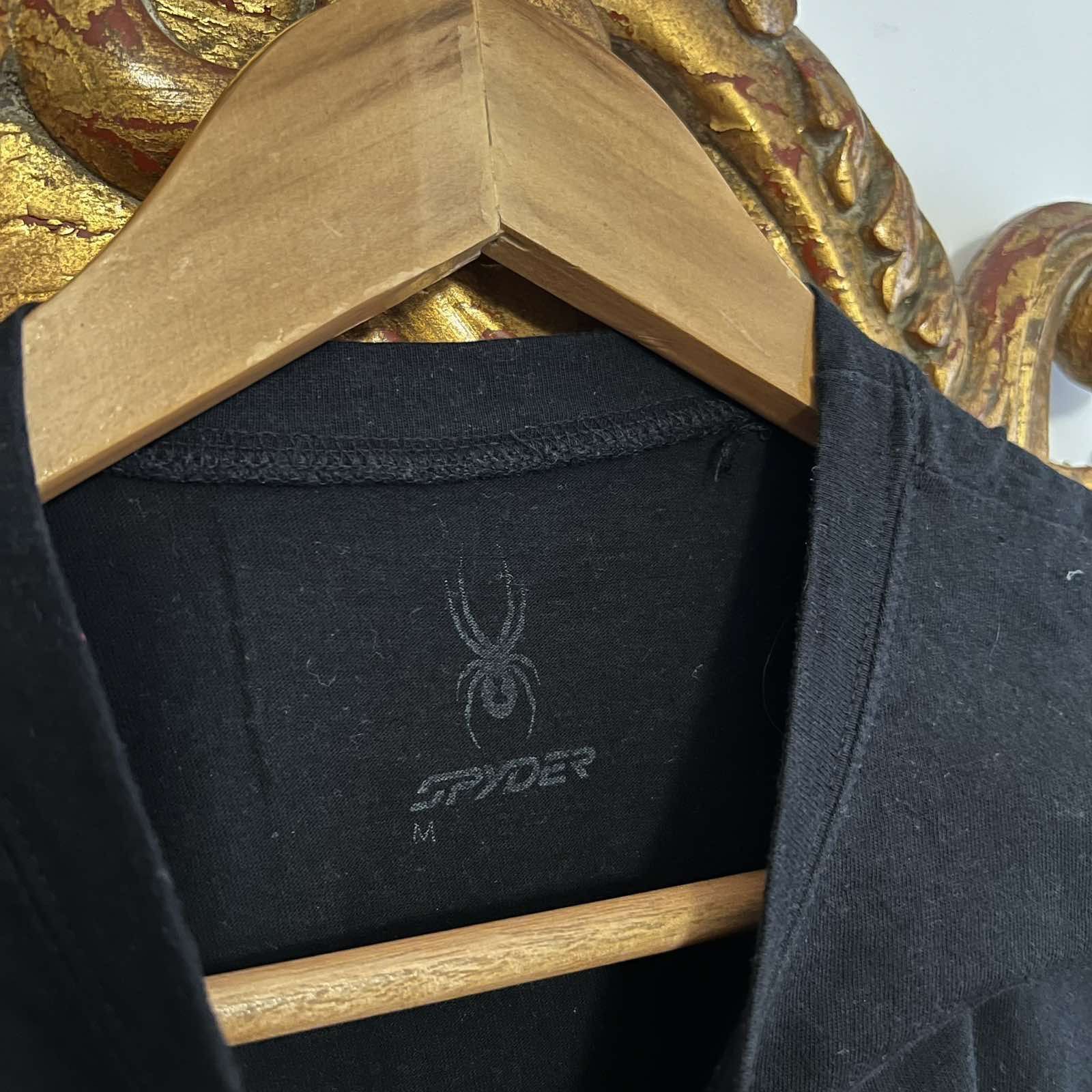 Spyder Spyder t-shirt all black big logo Size M / US 6-8 / IT 42-44 - 3 Thumbnail