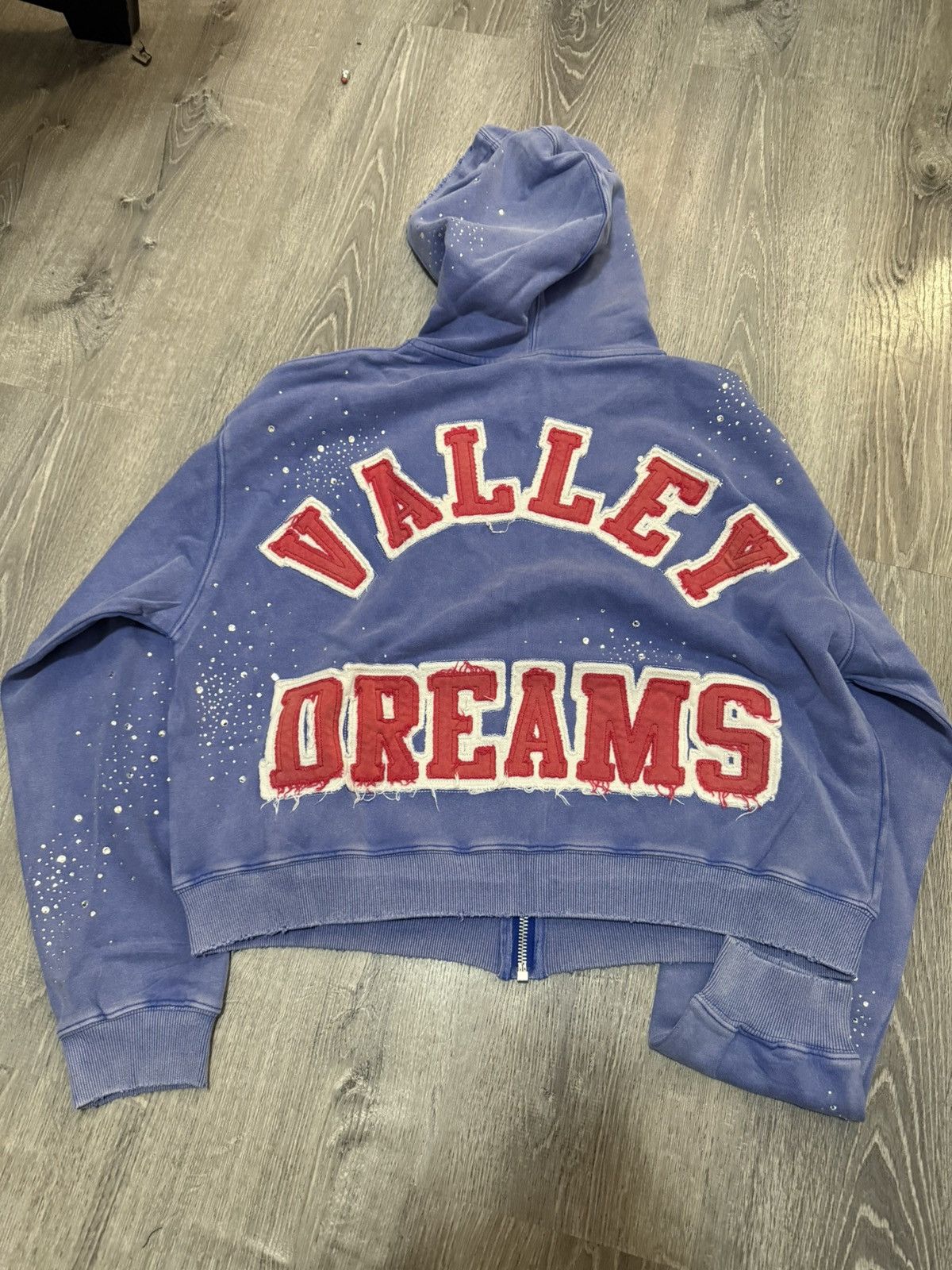 Vale Vale Sea Cluster Zip Up Hoodie Blue Size Medium Size US M / EU 48-50 / 2 - 6 Thumbnail