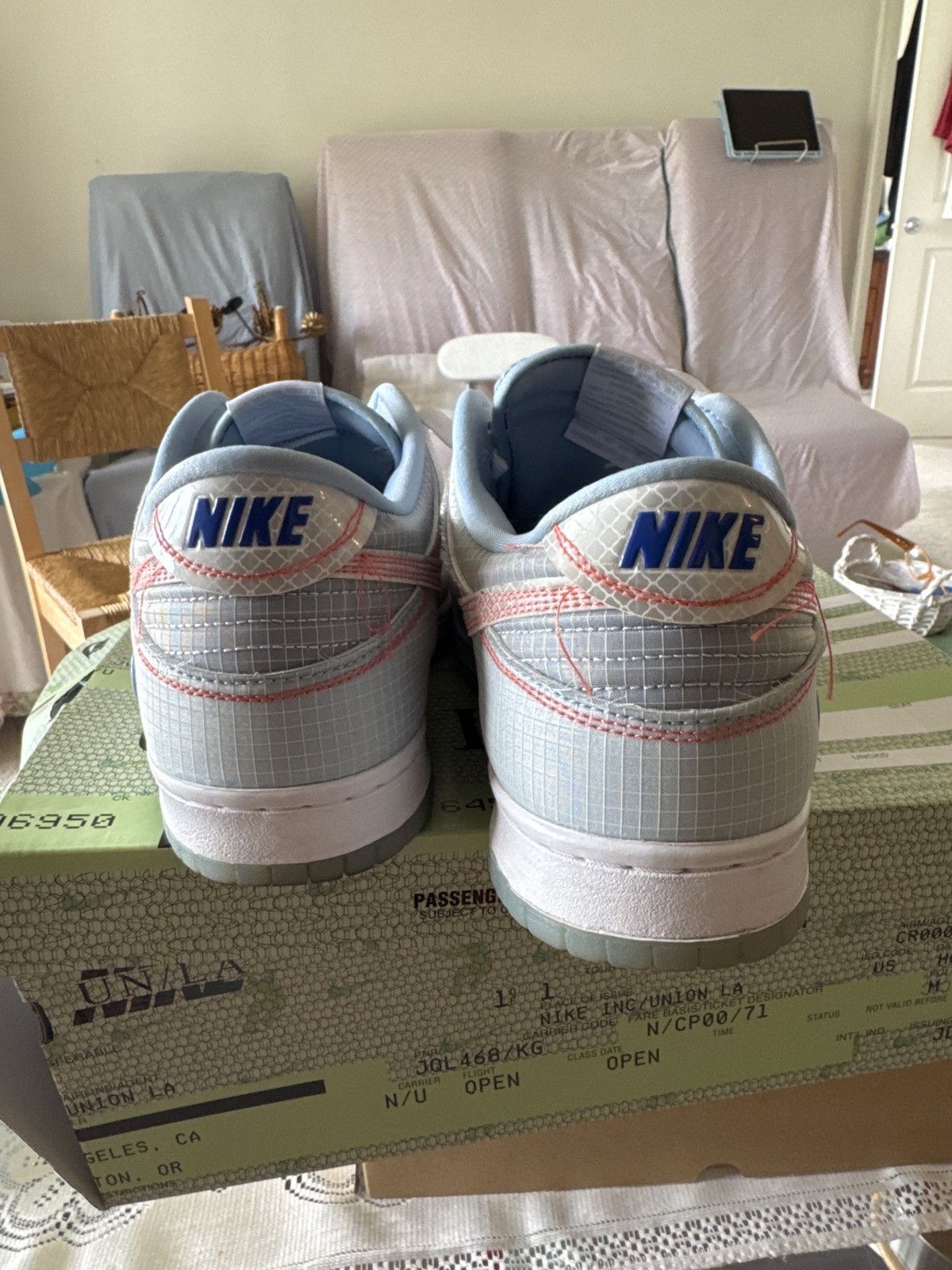 Nike × Union LA Union LA Passport Pack Dunk - Argon Blue Size US 14 / EU 47 - 4 Thumbnail