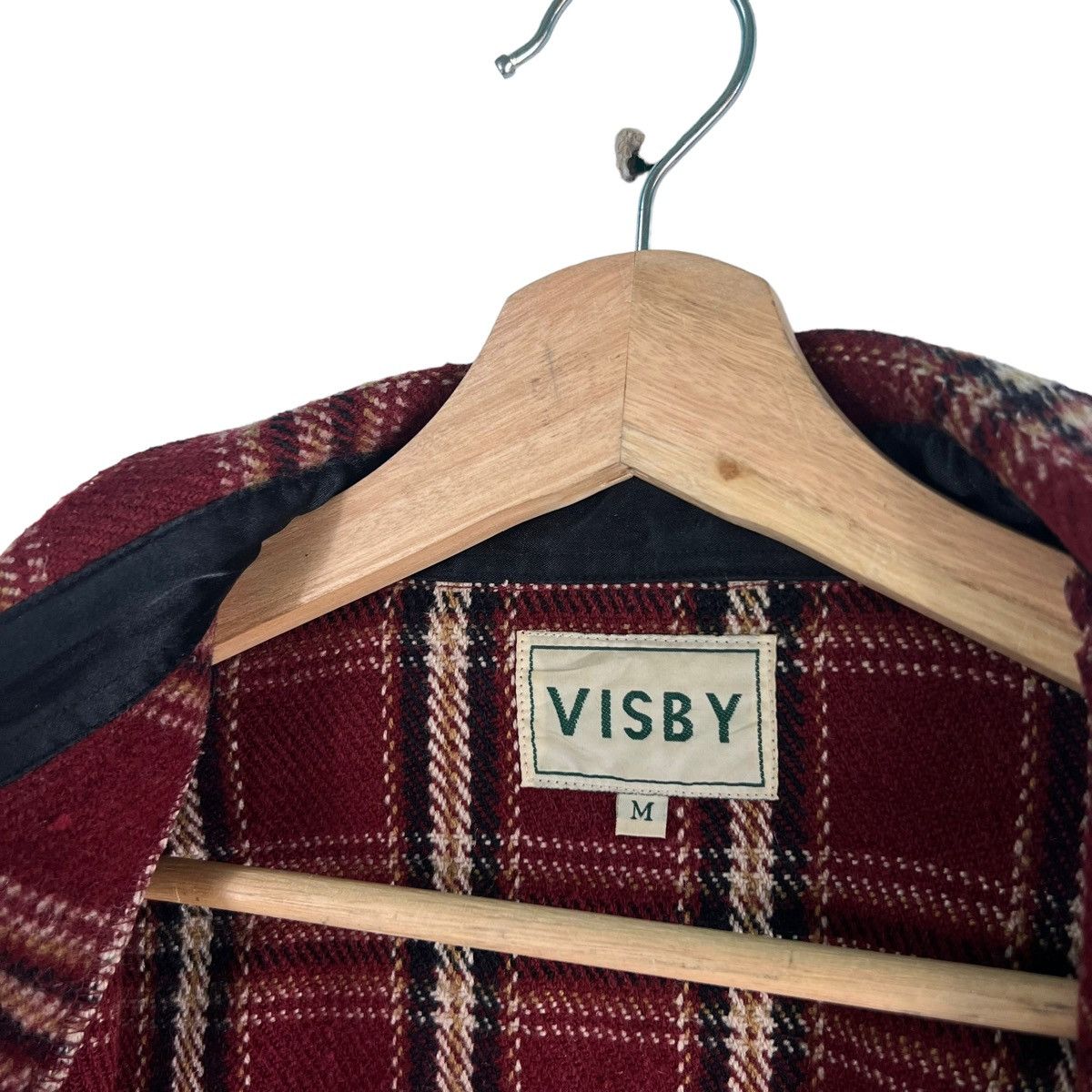 Flannel 🔥90’s Vtg Flannel Jacket Wool Visby Issey Miyake Japan Size US M / EU 48-50 / 2 - 10 Thumbnail