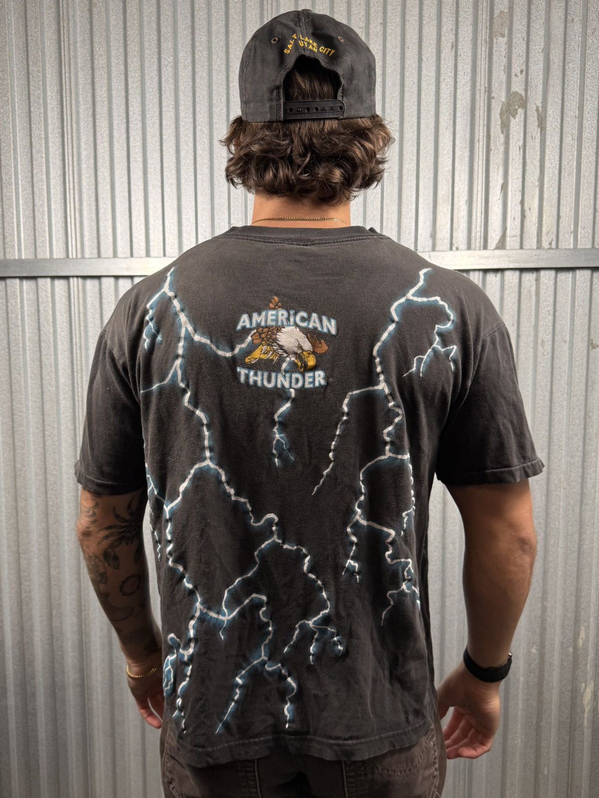 Other American Thunder Lightning Native Faded Tee Size US L / EU 52-54 / 3 - 1 Thumbnail